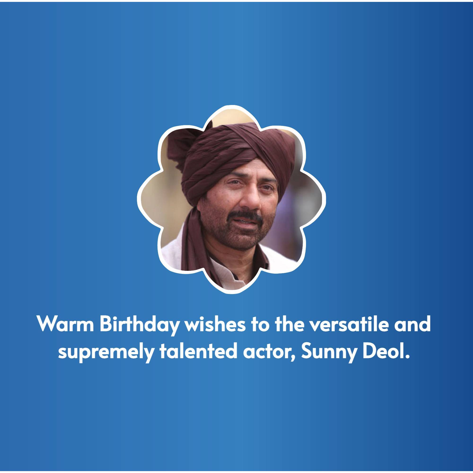 Sunny Deol Birthday