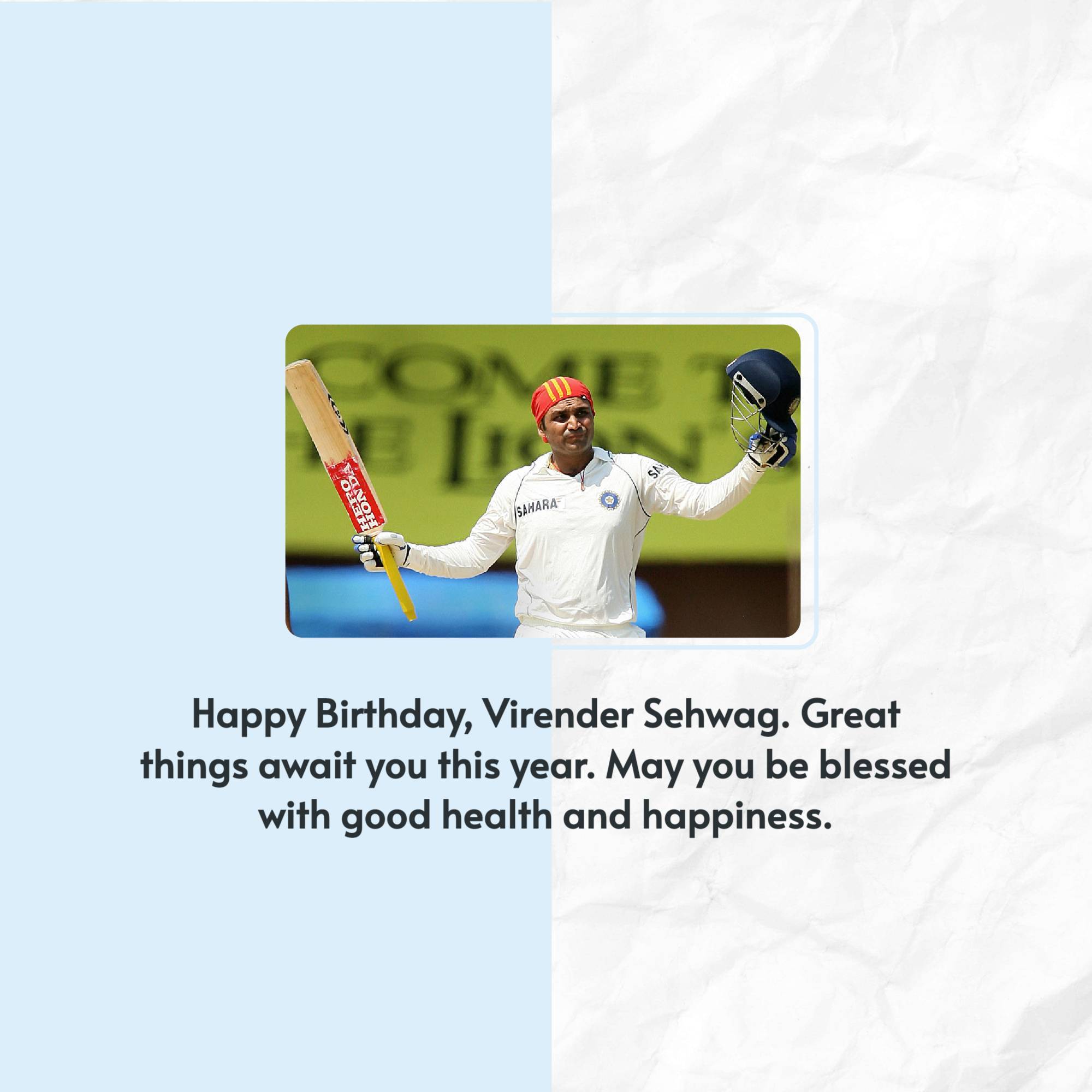 Virender Sehwag Birthday