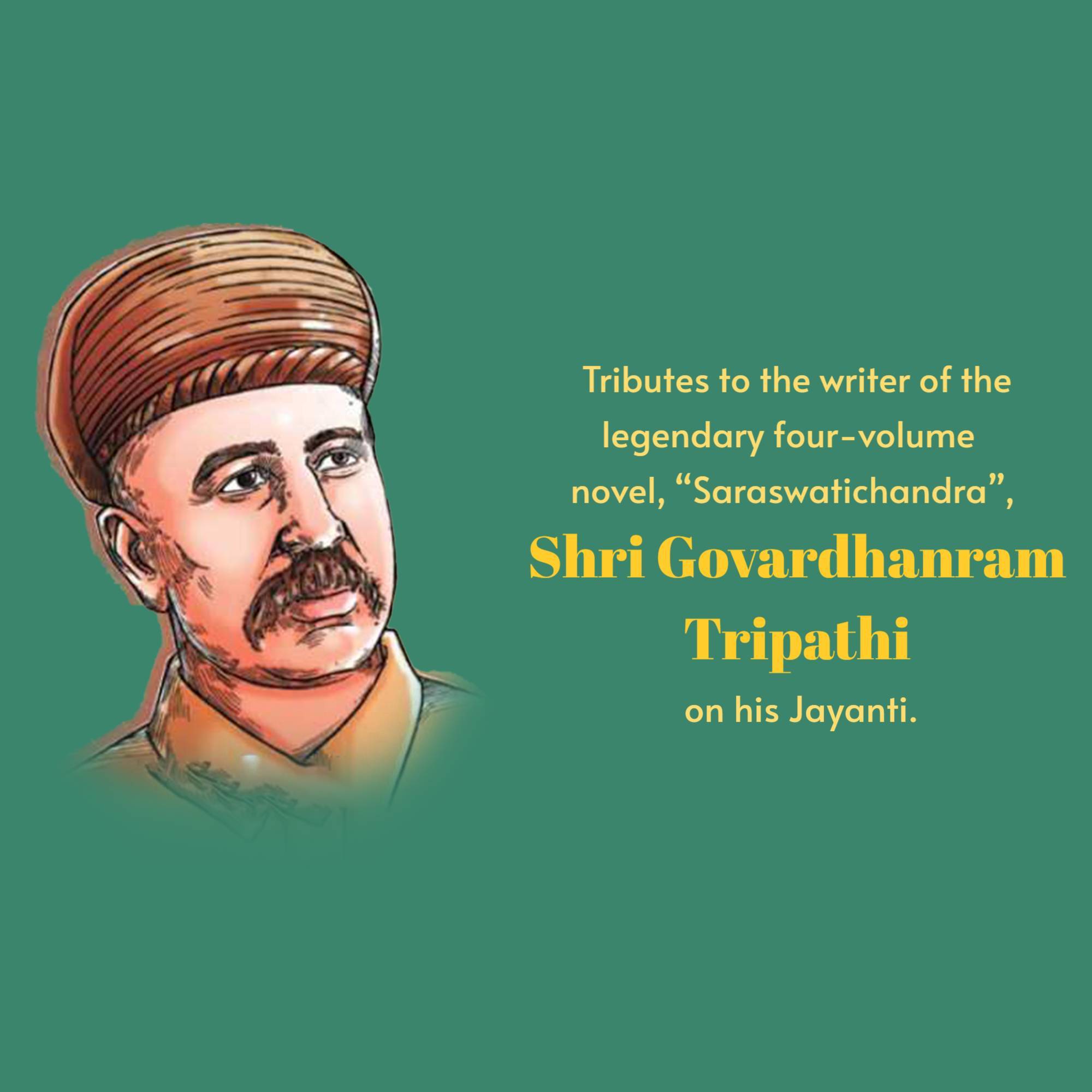 Govardhanram Tripathi Jayanti