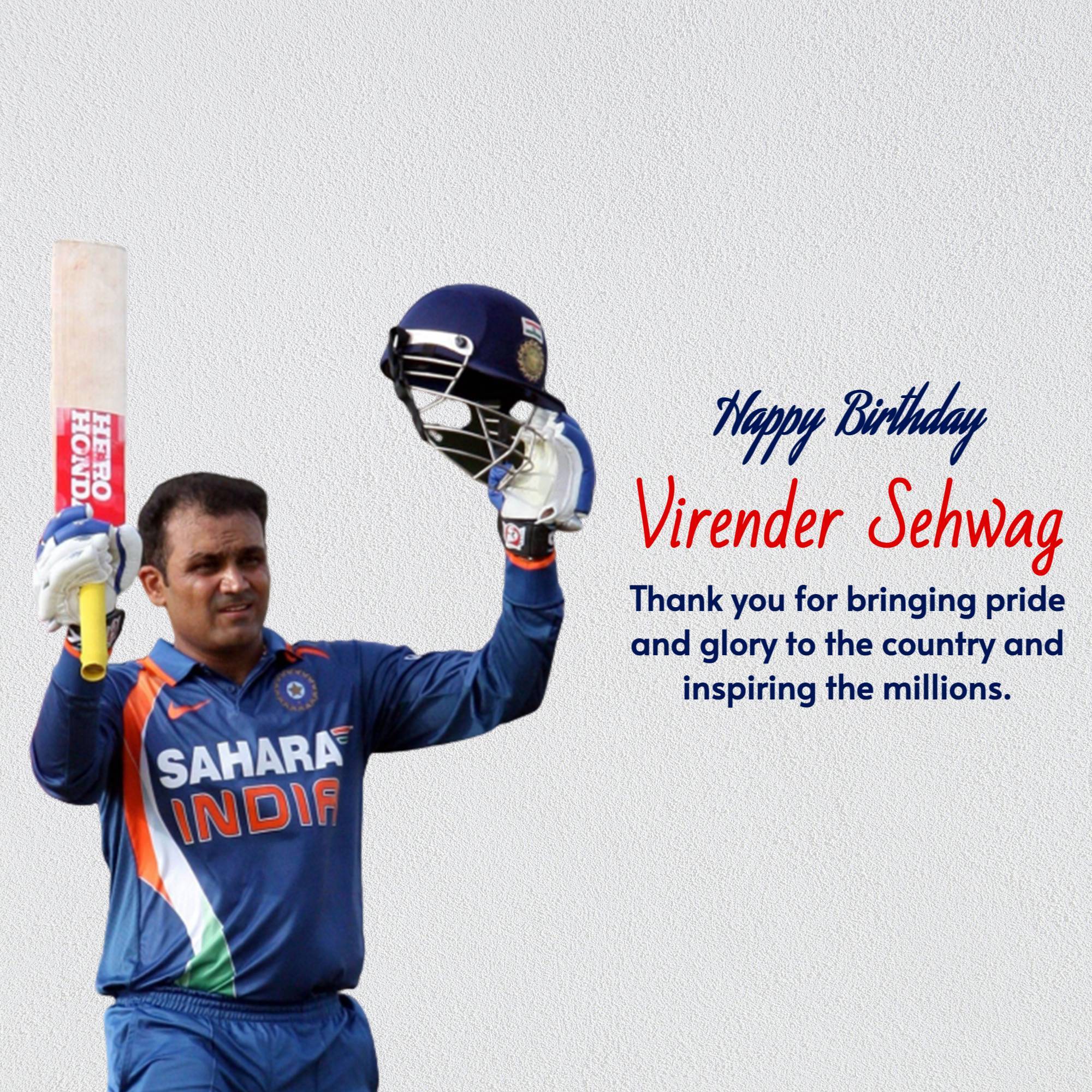 Virender Sehwag Birthday