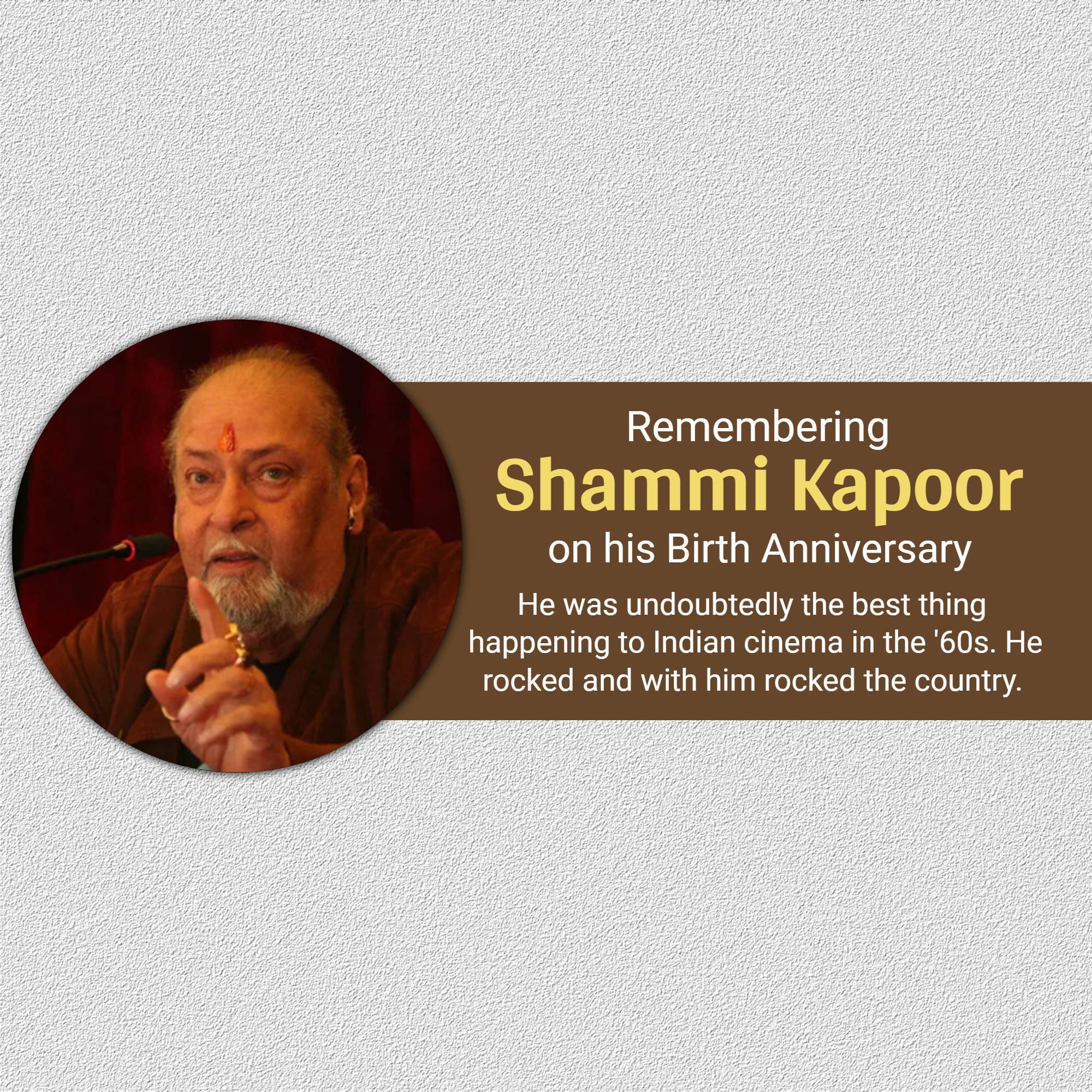 Shammi Kapoor Jayanti