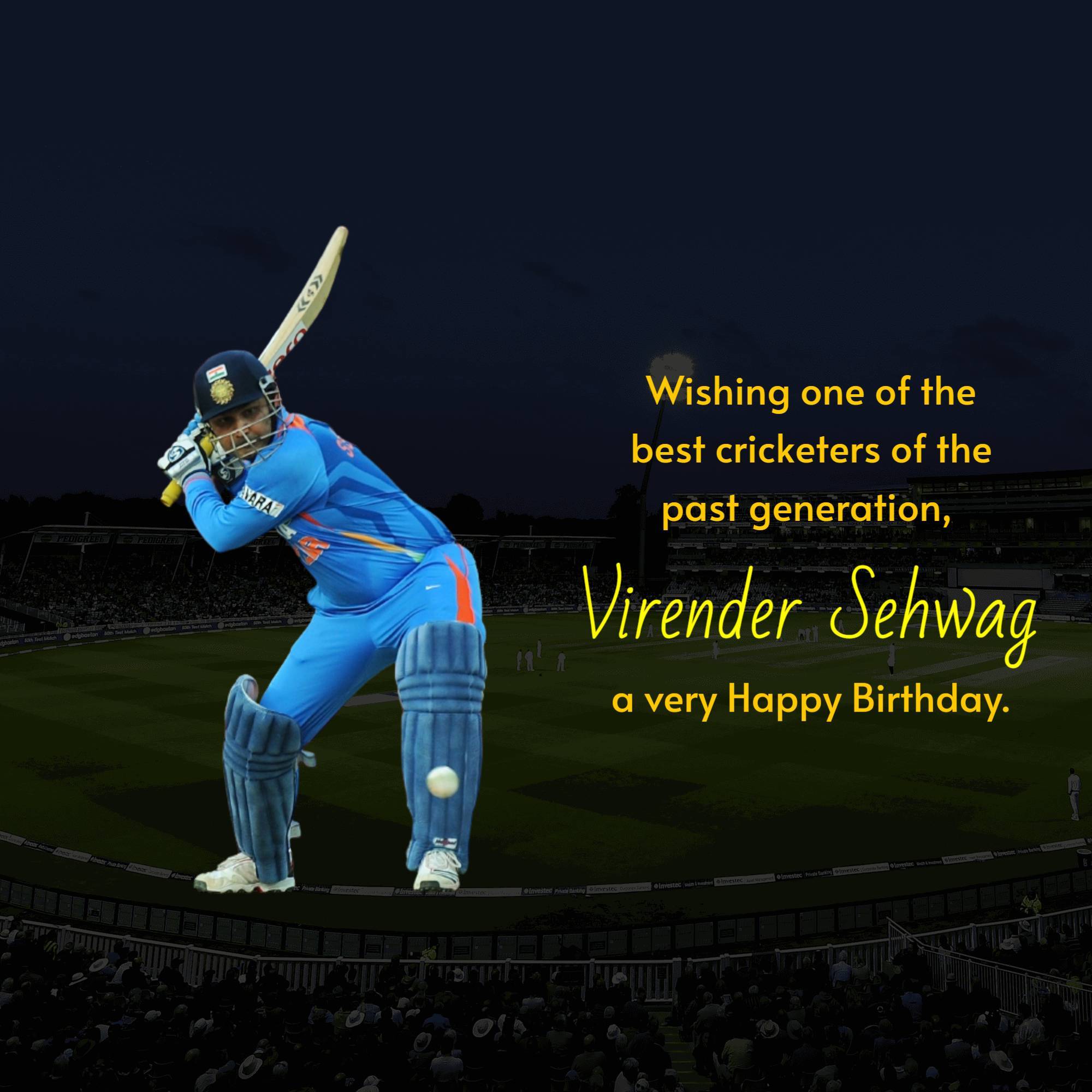 Virender Sehwag Birthday