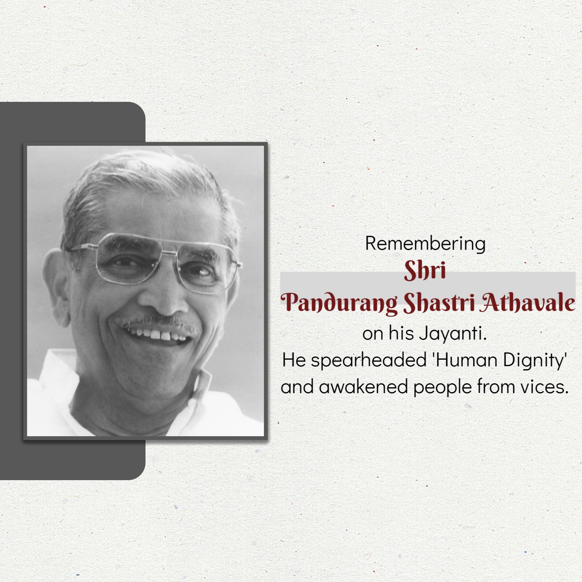 Pandurang Shastri Athavale Jayanti