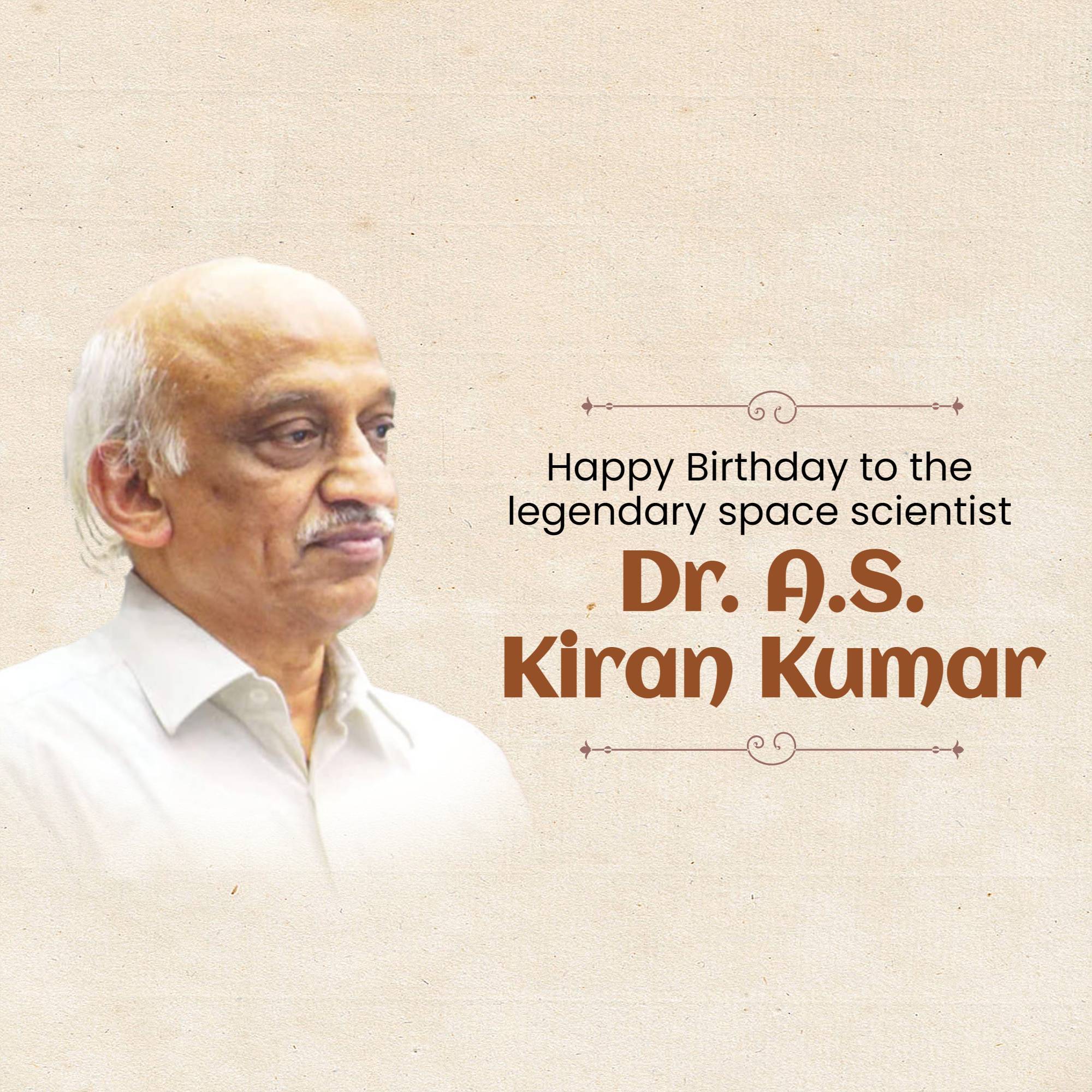 A.S. Kiran Kumar Birthday