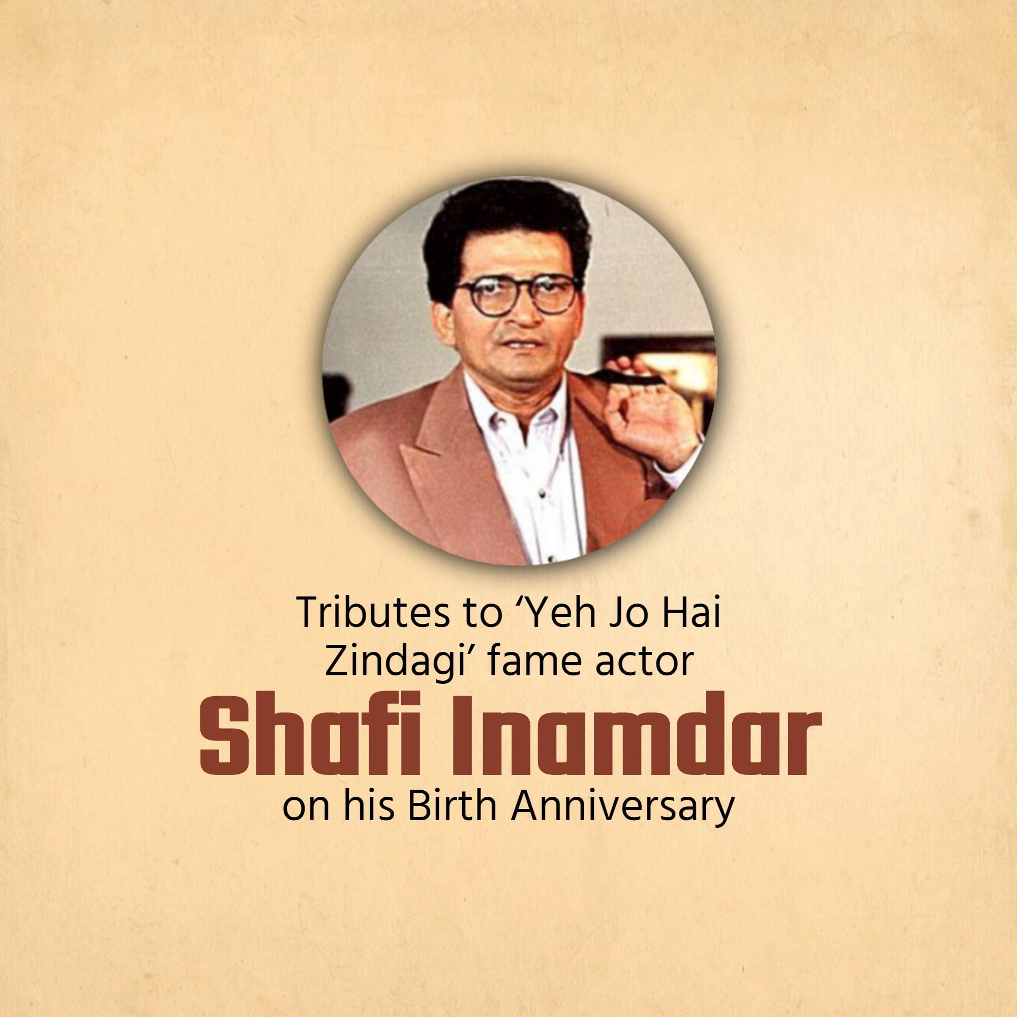 Shafi Inamdar Jayanti