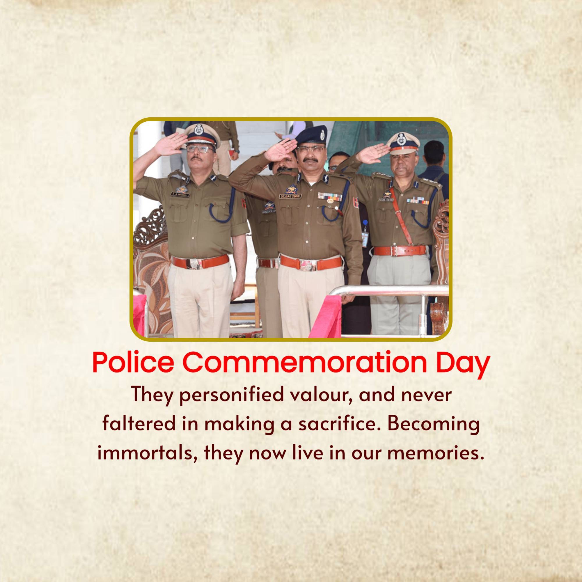 Police Commemoration Day