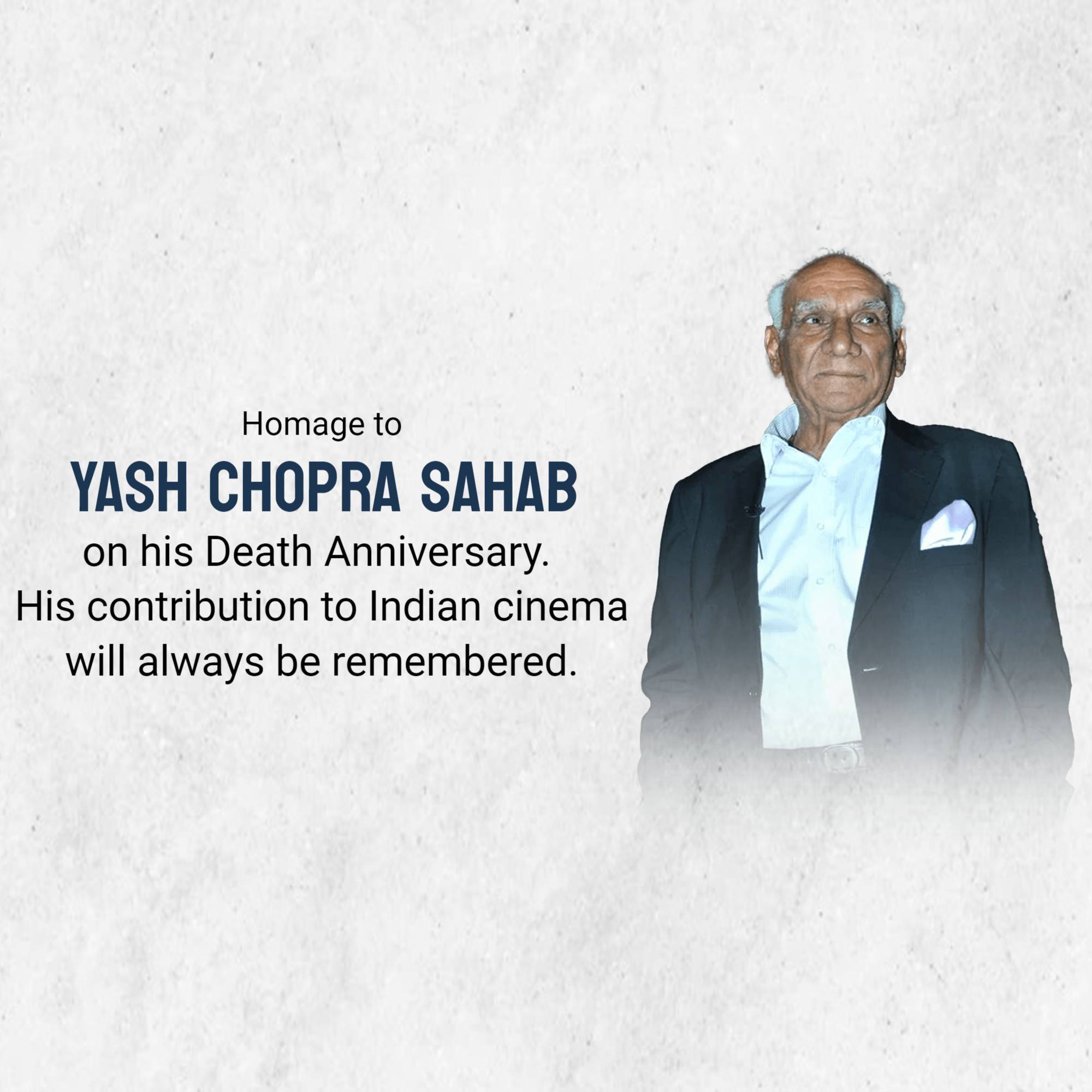 Yash Chopra Punyatithi