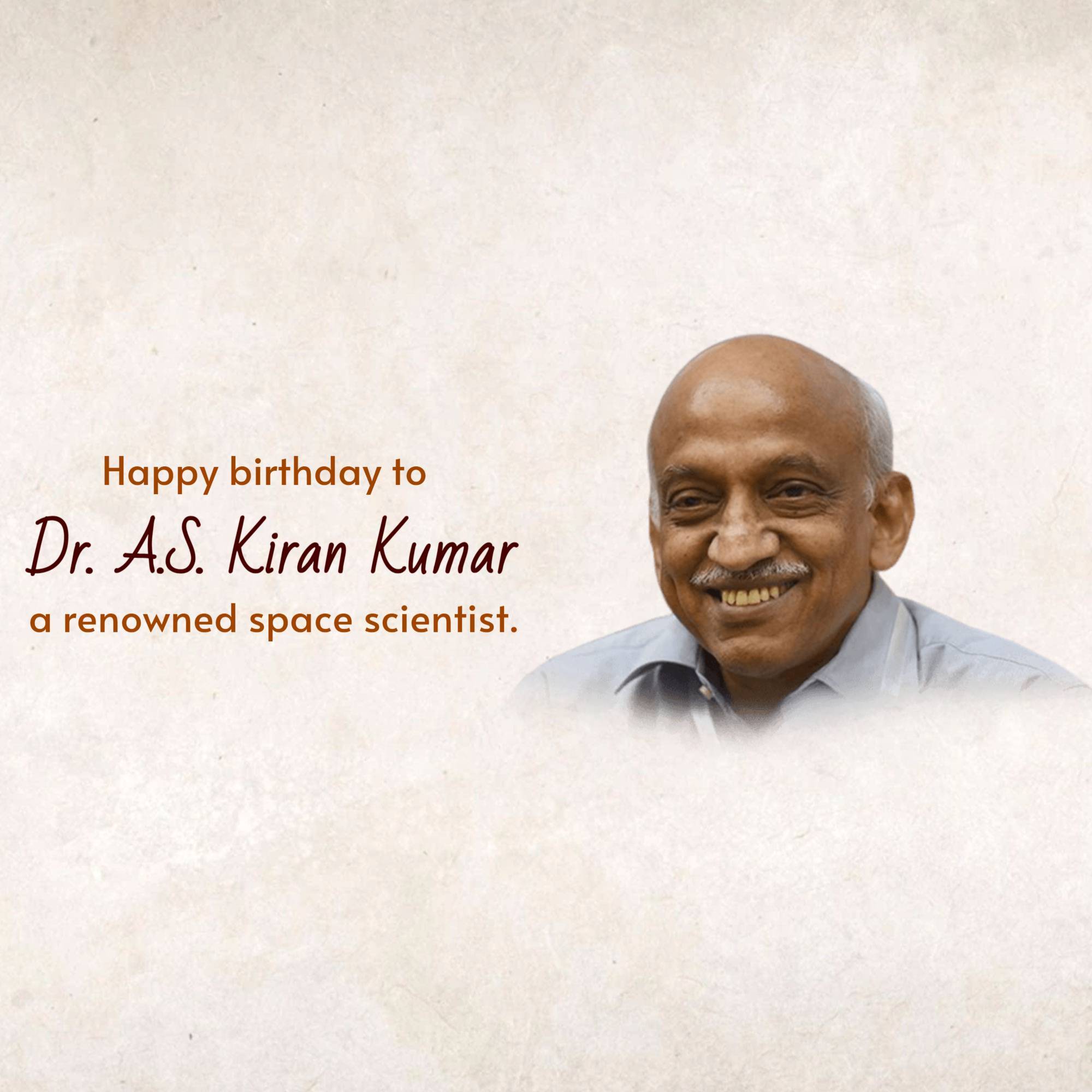 A.S. Kiran Kumar Birthday