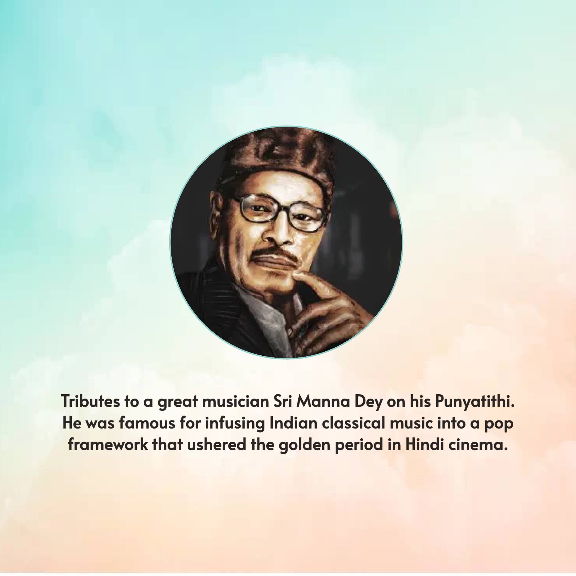 Manna Dey Punyatithi
