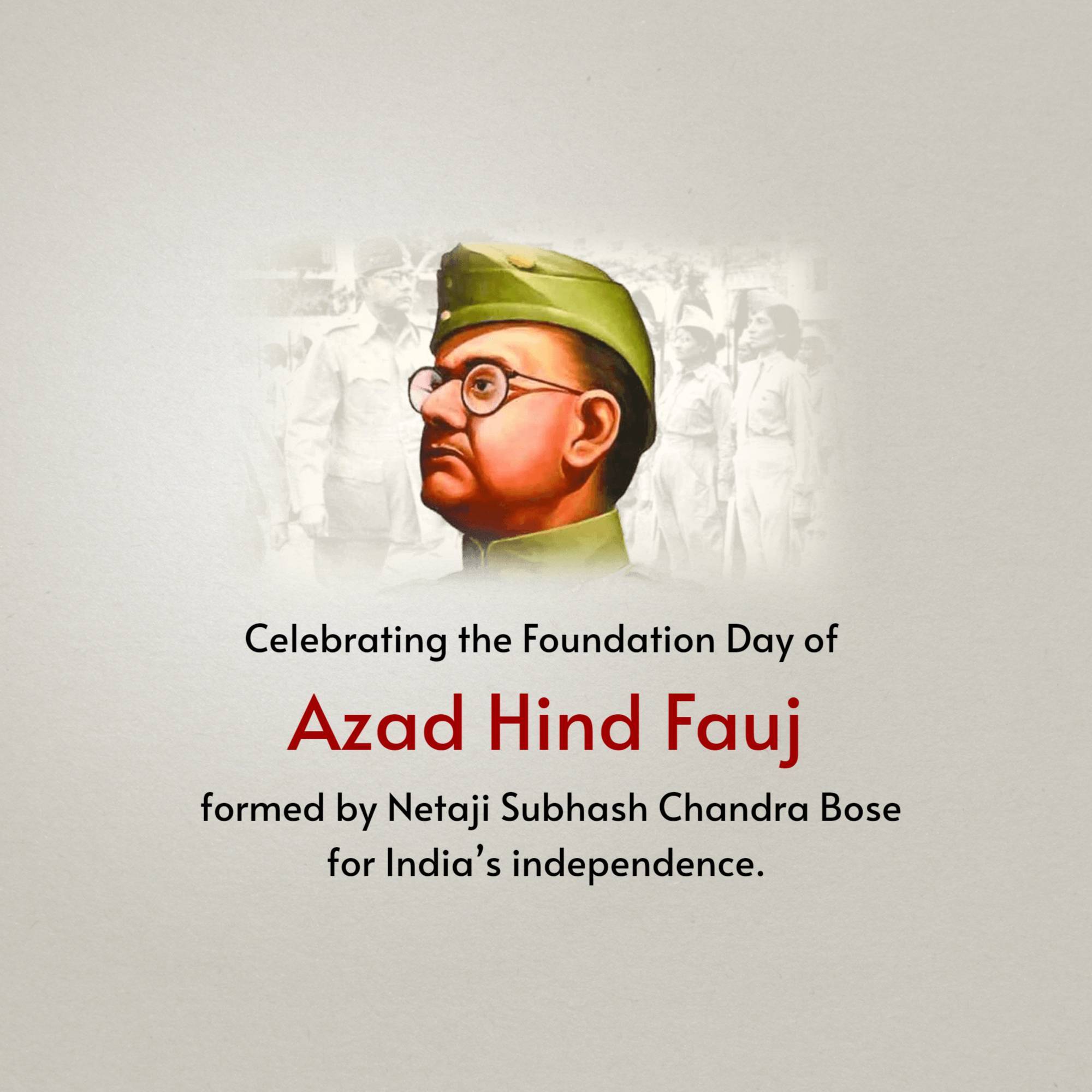 Azad Hind Fauj Sthapana Diwas