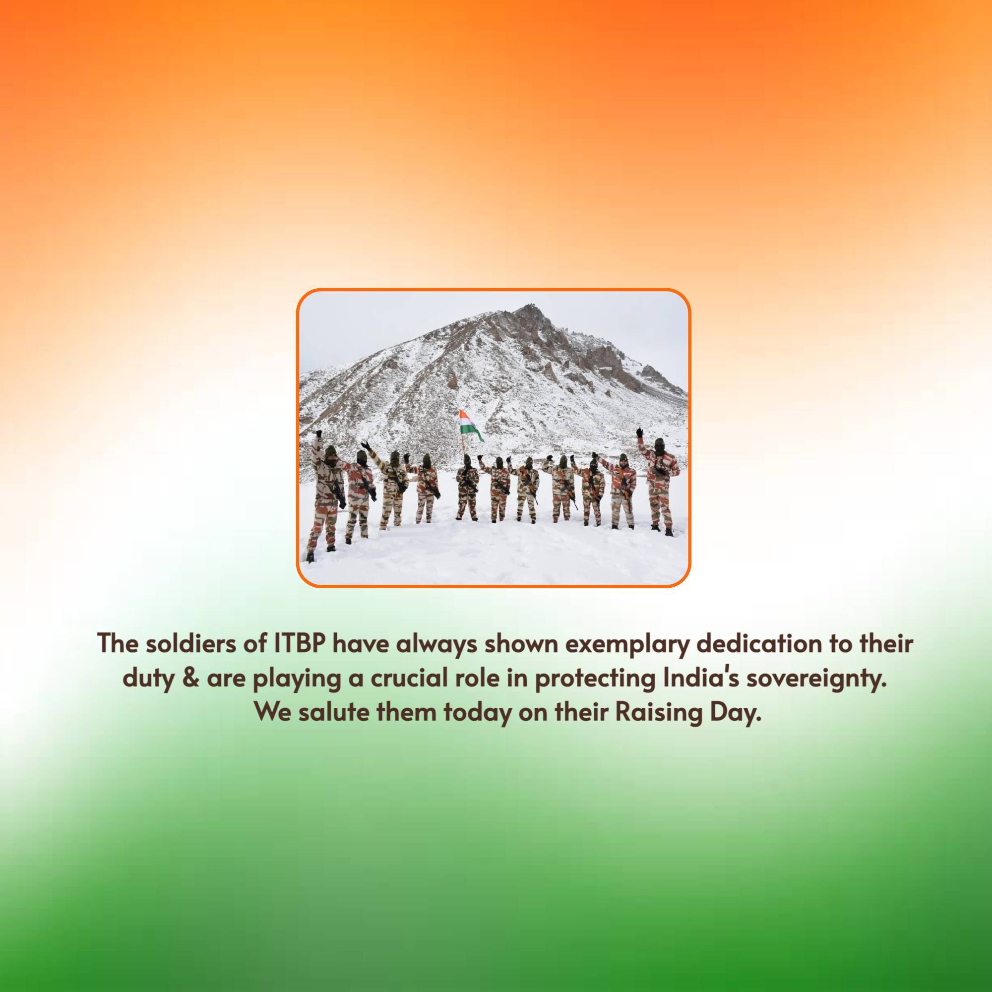 Raising day of Indo Tibetan Border Police