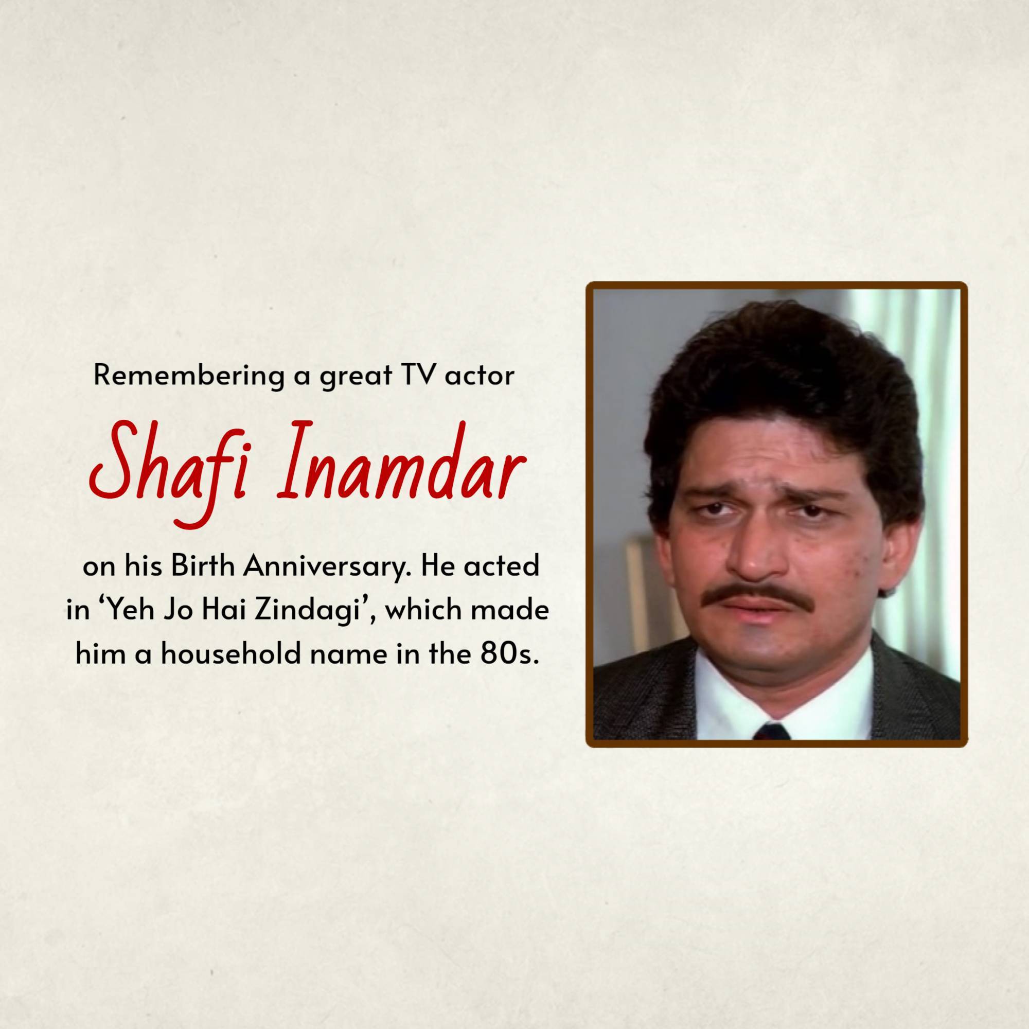 Shafi Inamdar Jayanti