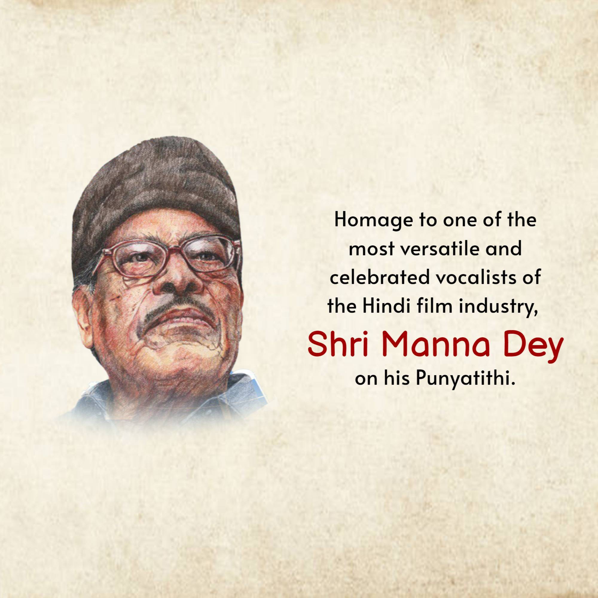 Manna Dey Punyatithi