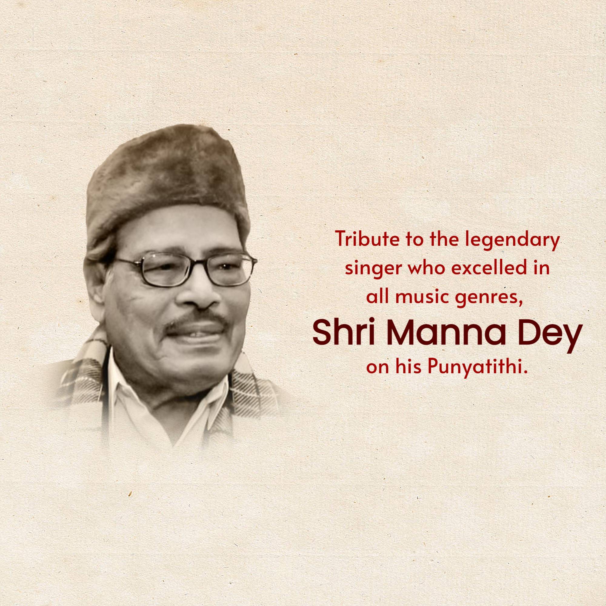 Manna Dey Punyatithi