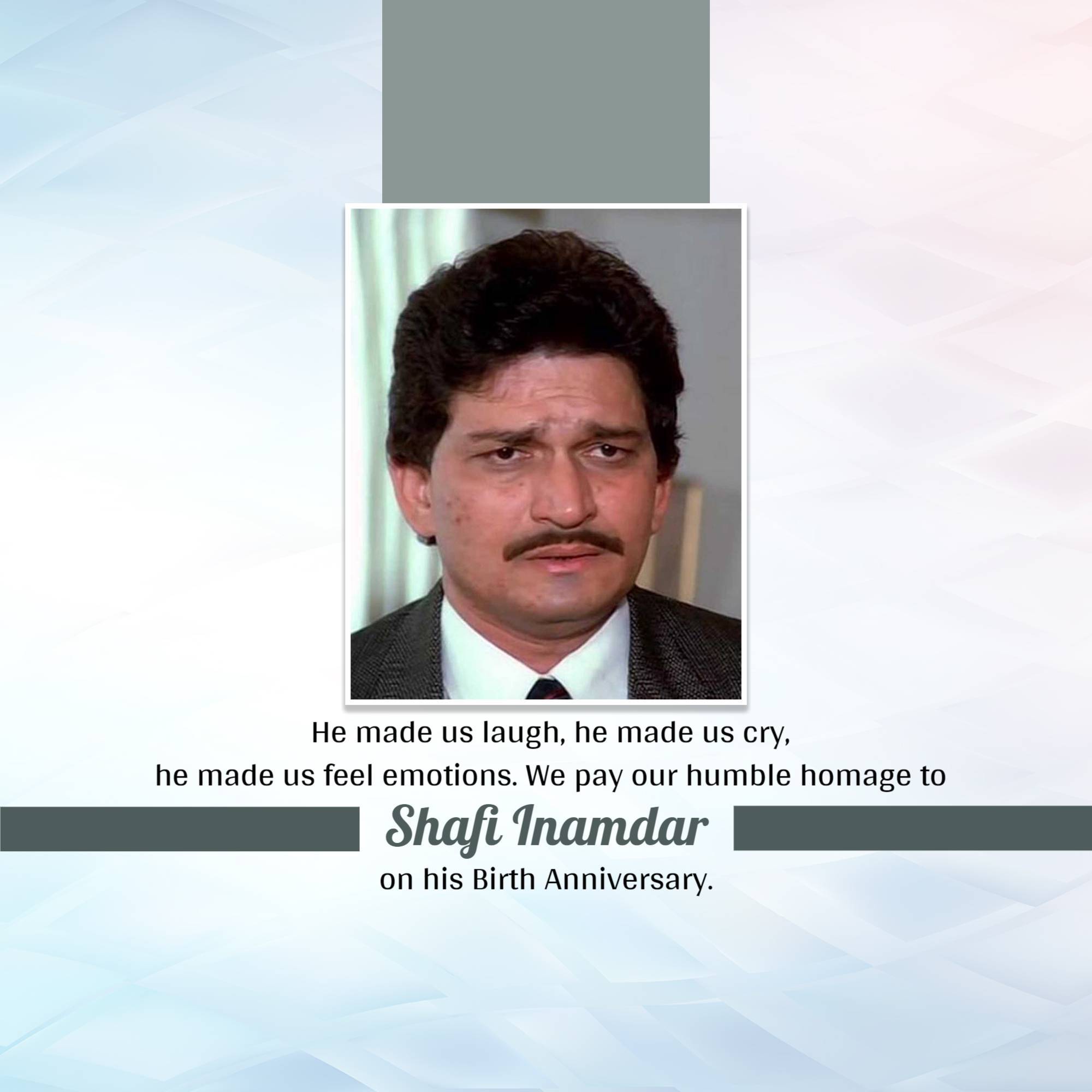 Shafi Inamdar Jayanti