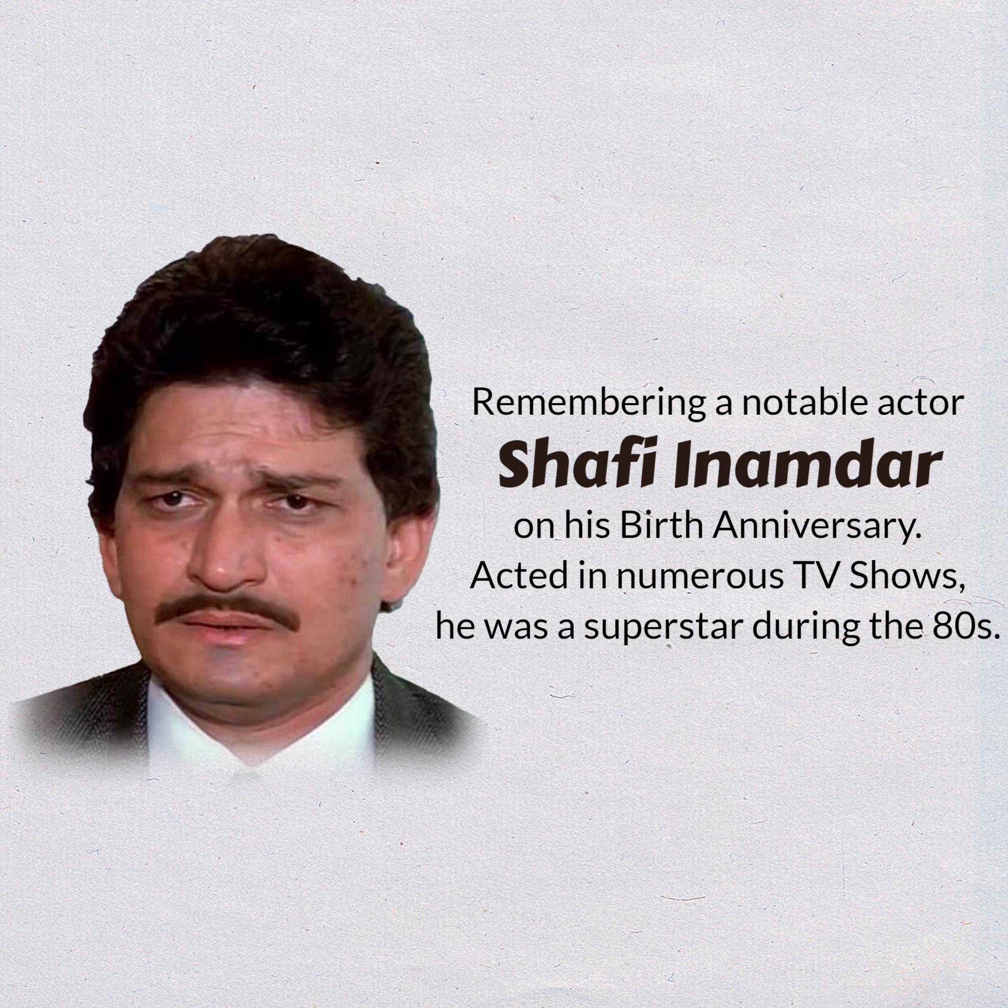 Shafi Inamdar Jayanti