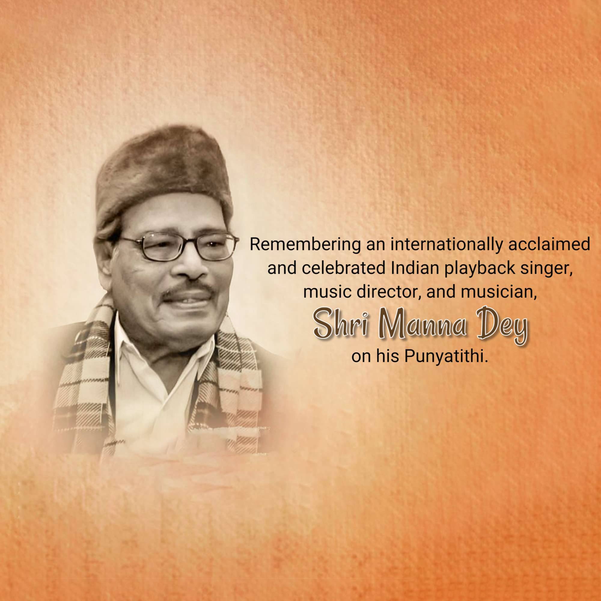 Manna Dey Punyatithi