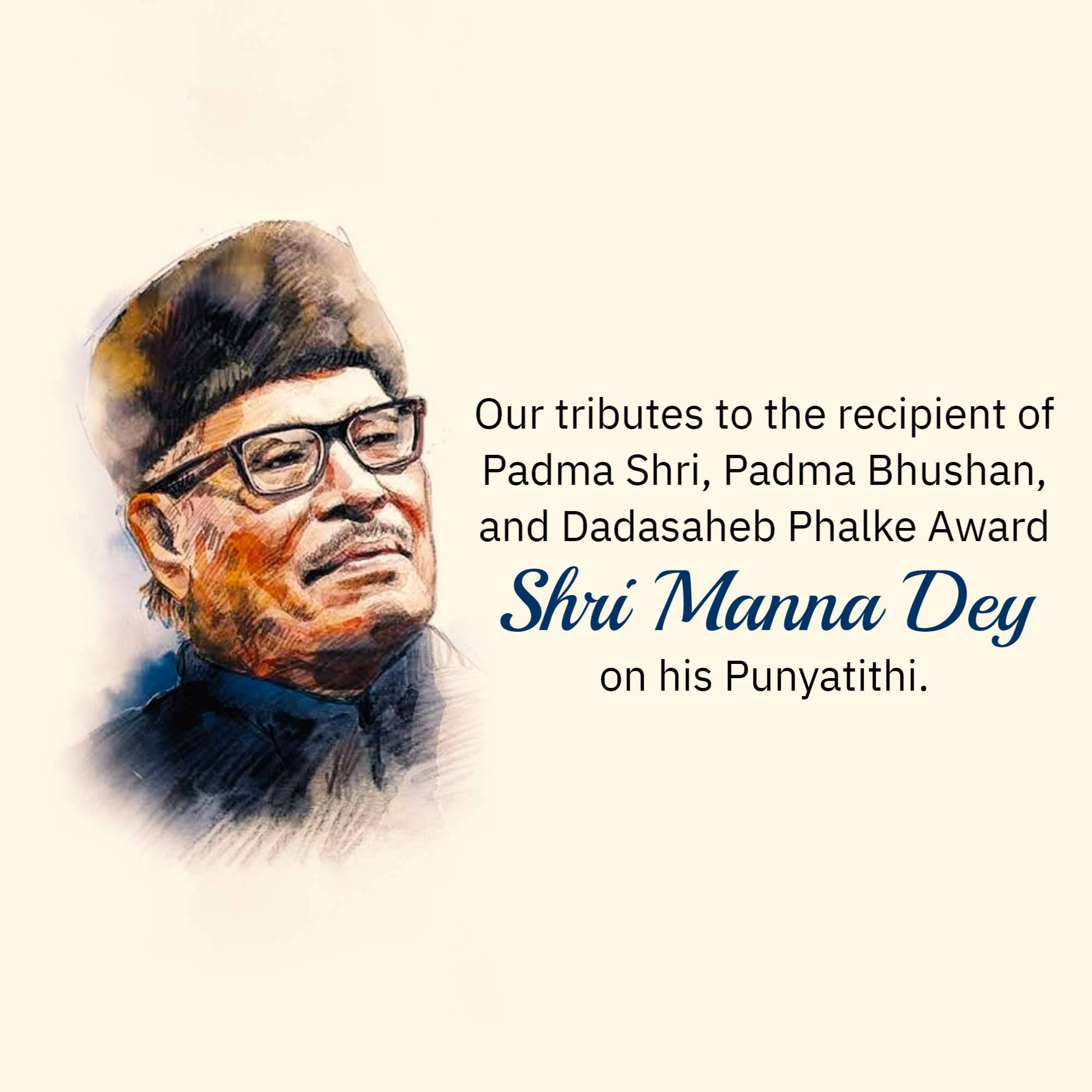 Manna Dey Punyatithi