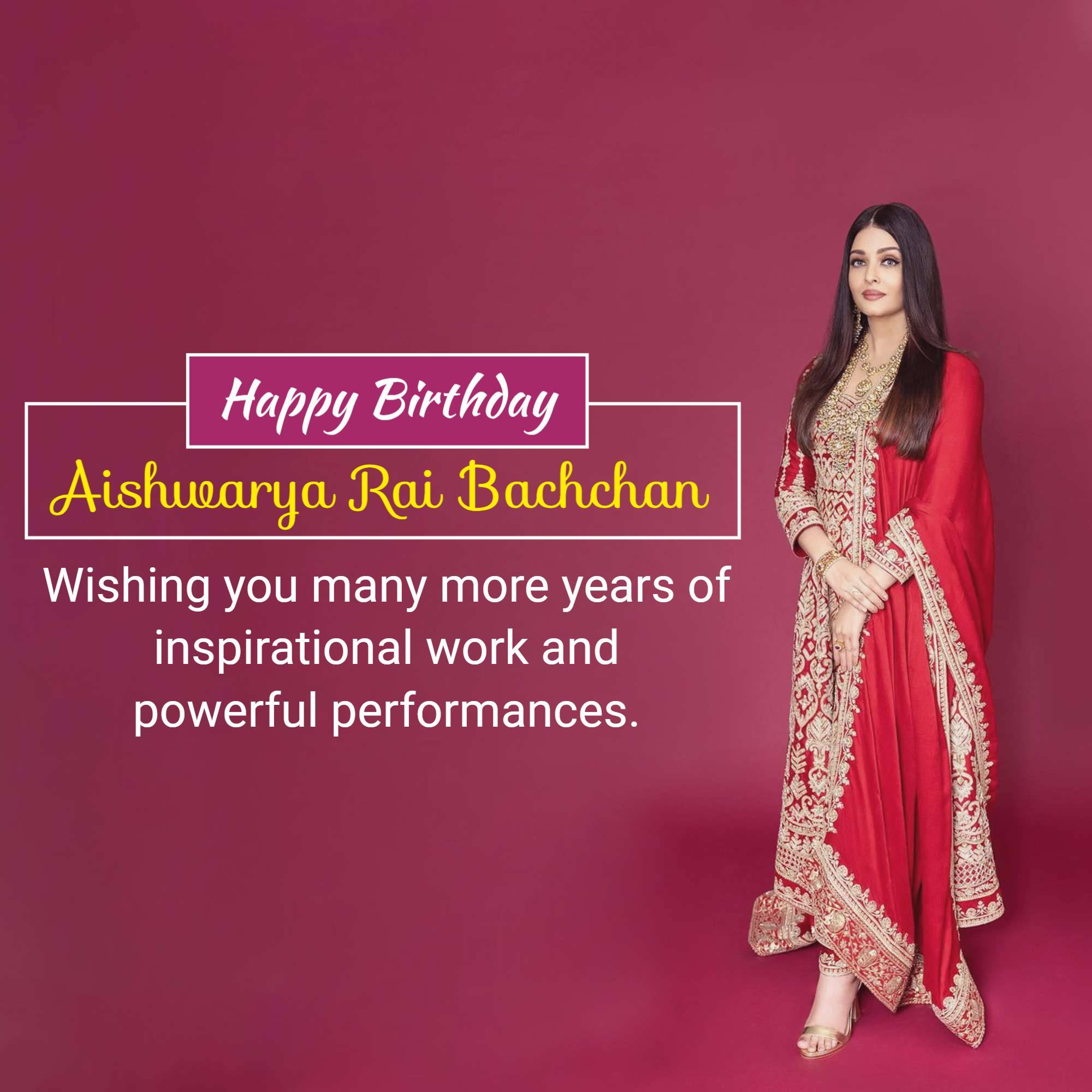 Aishwarya rai bachchan birthday