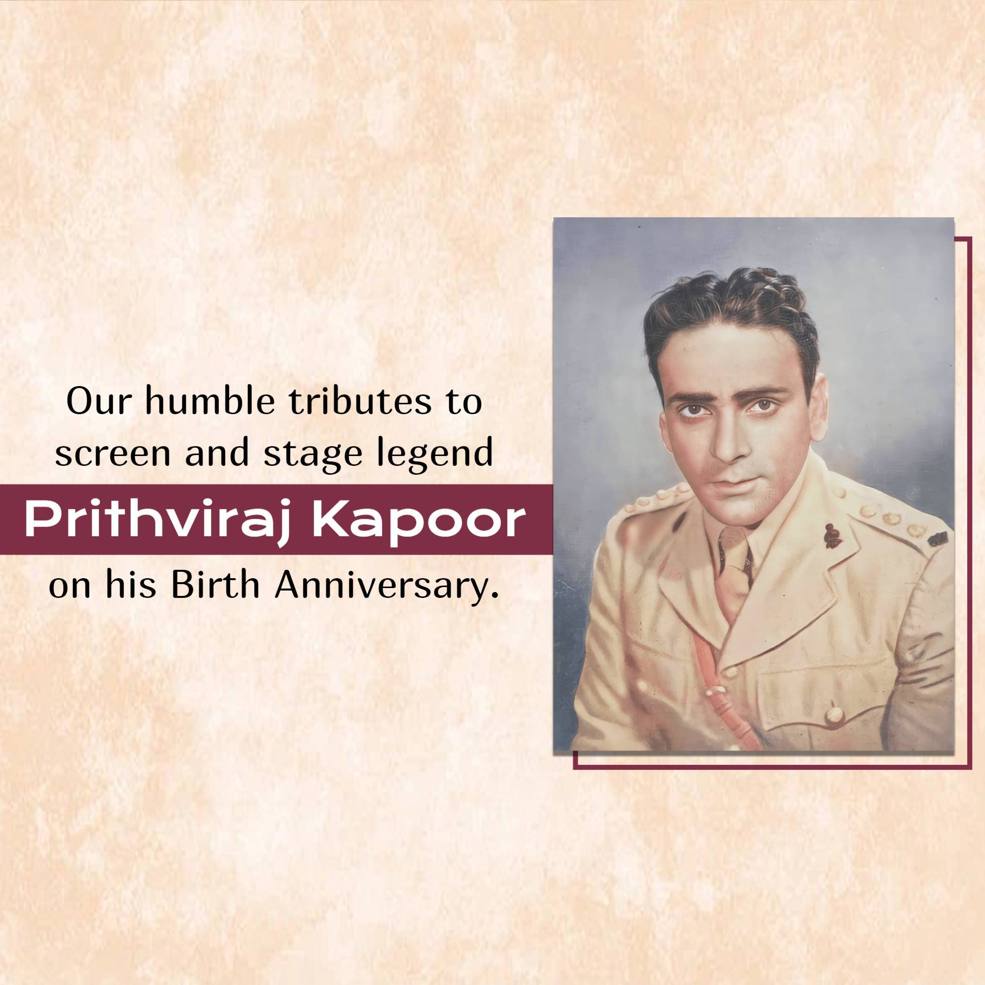Prithviraj Kapoor Jayanti