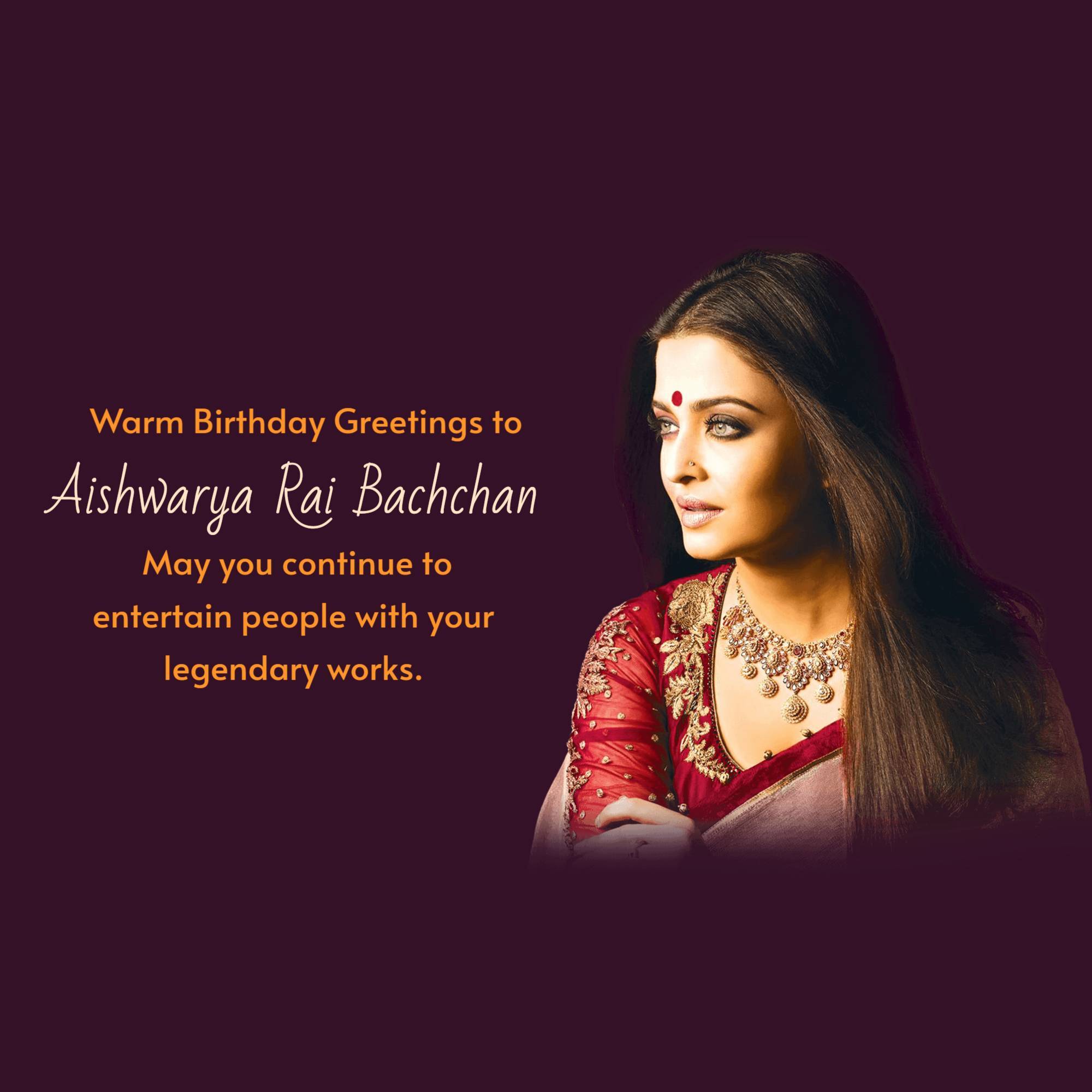 Aishwarya rai bachchan birthday