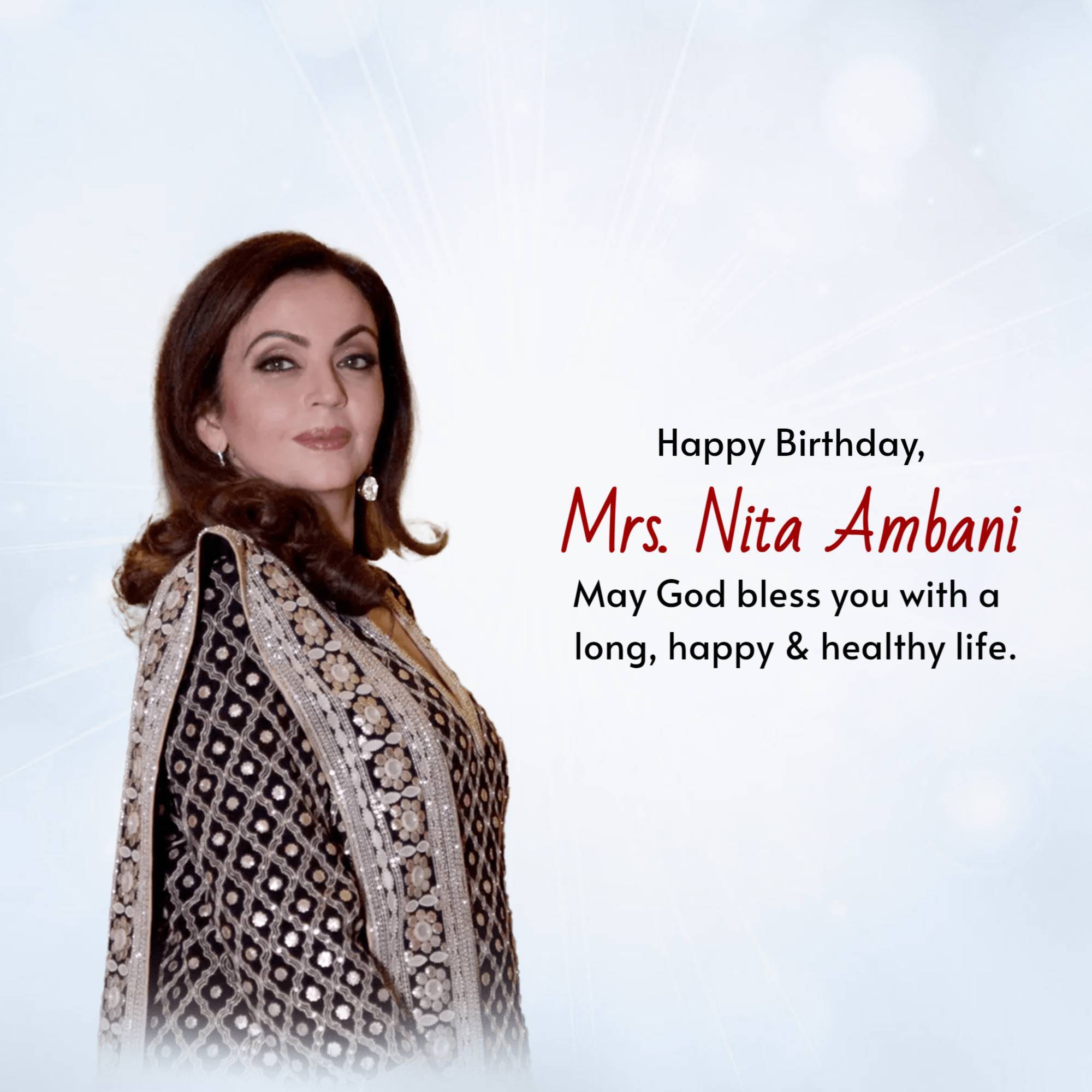 Nita Ambani Birthday