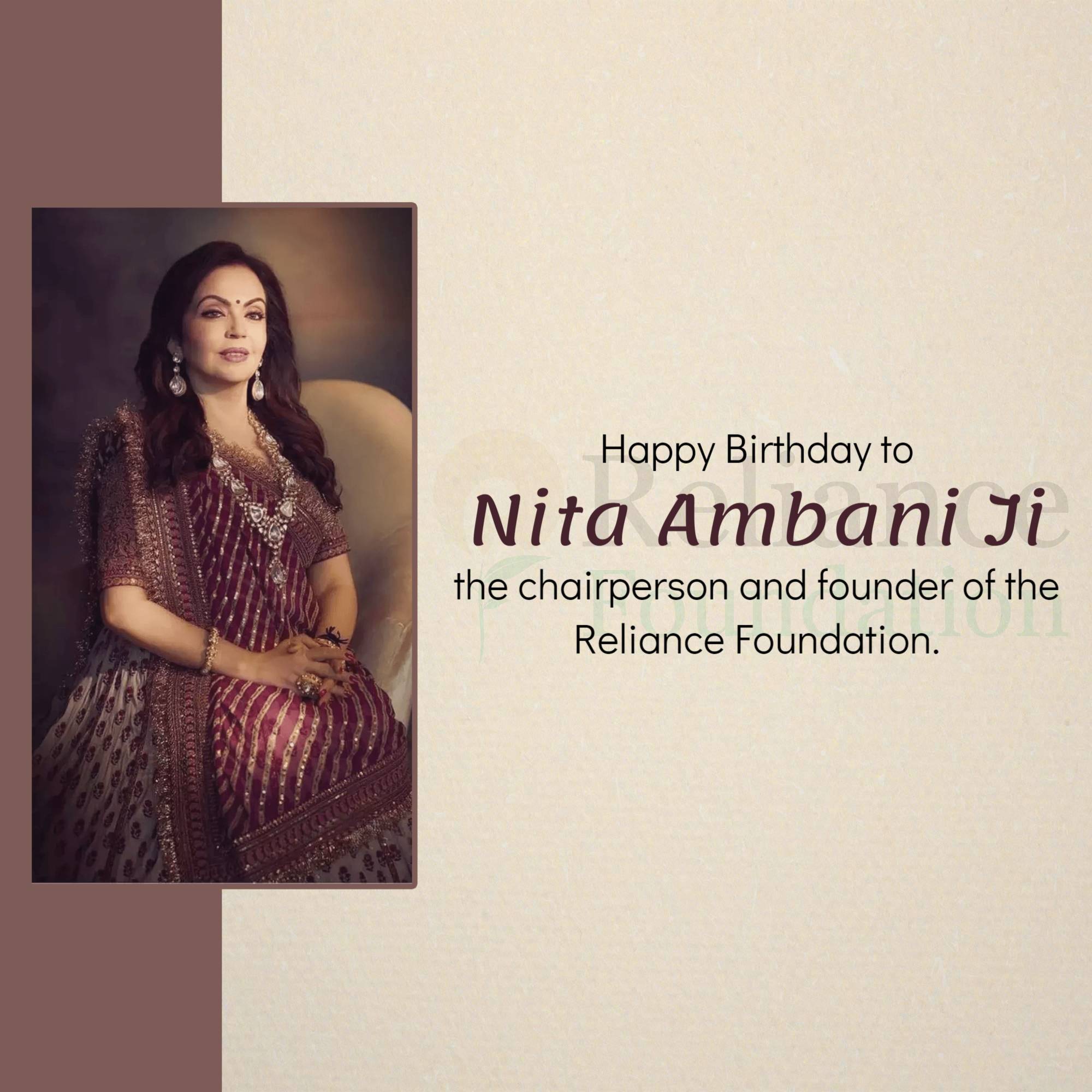 Nita Ambani Birthday