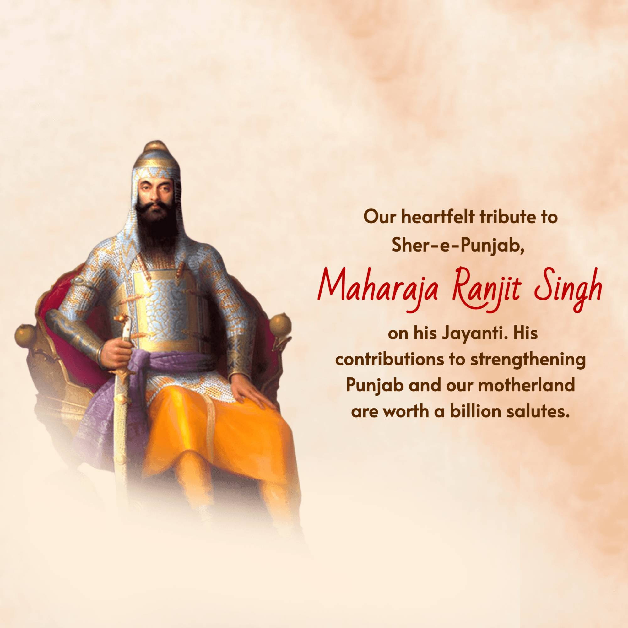 Maharaja Ranjit Singh Jayanti