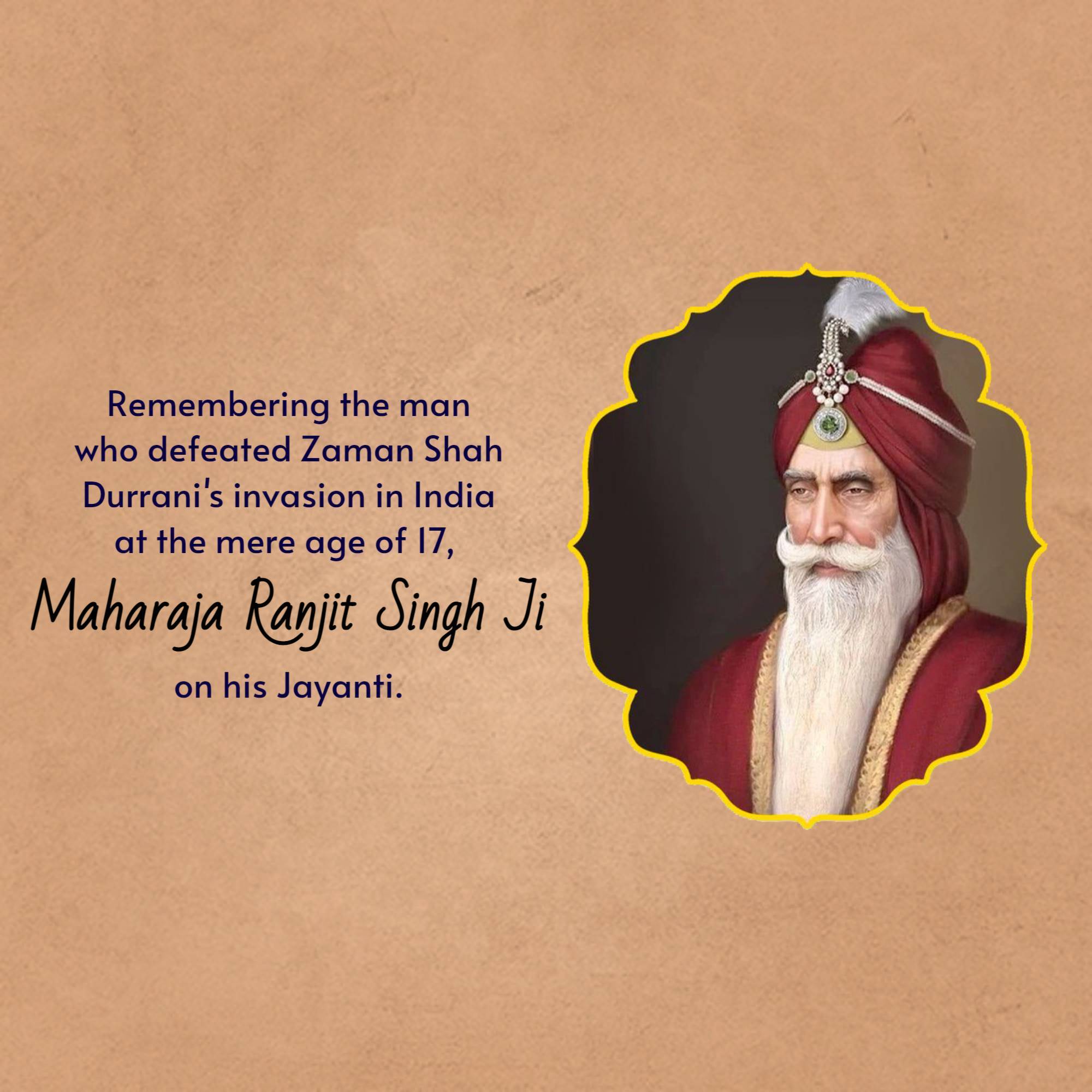 Maharaja Ranjit Singh Jayanti