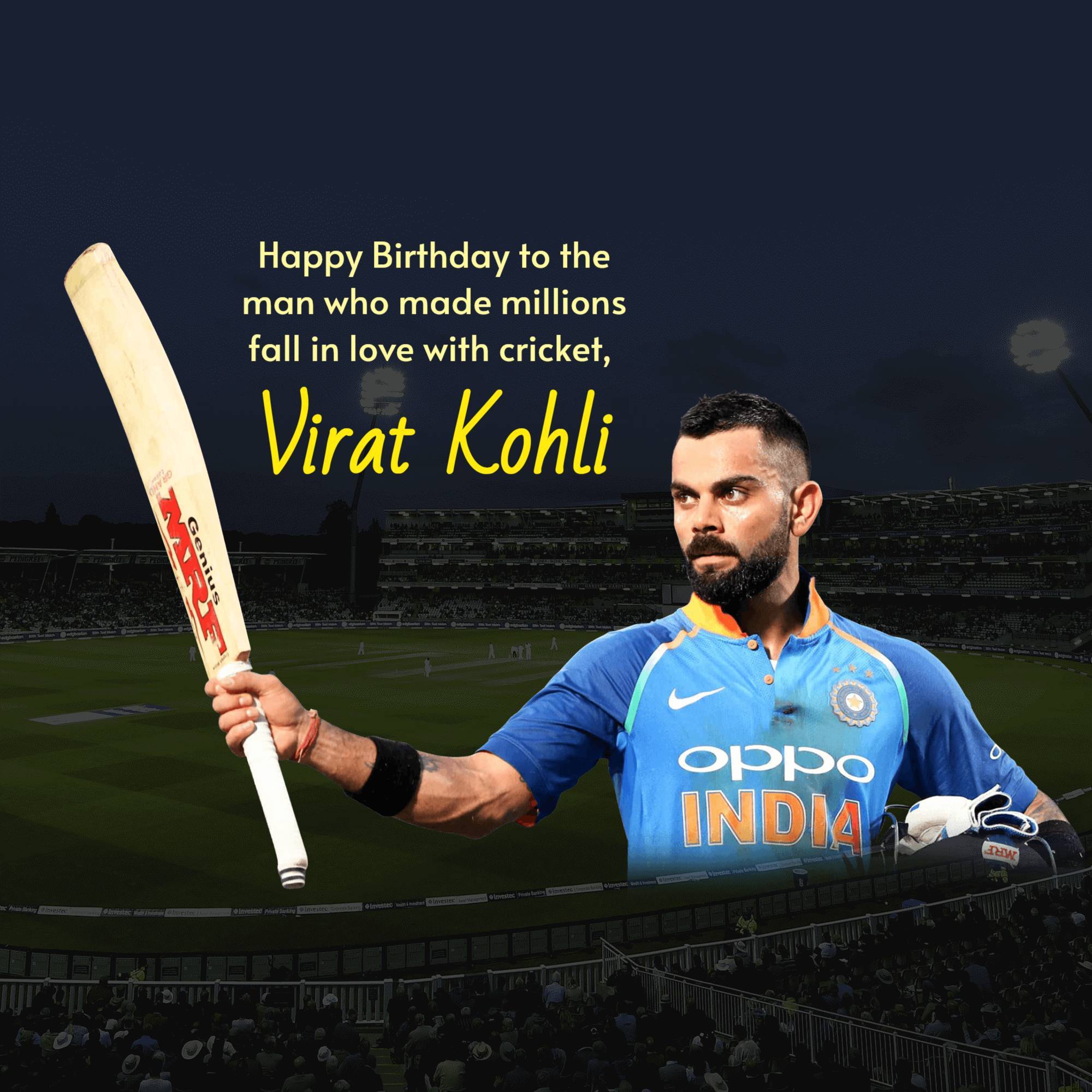 Virat Kohli Birthday
