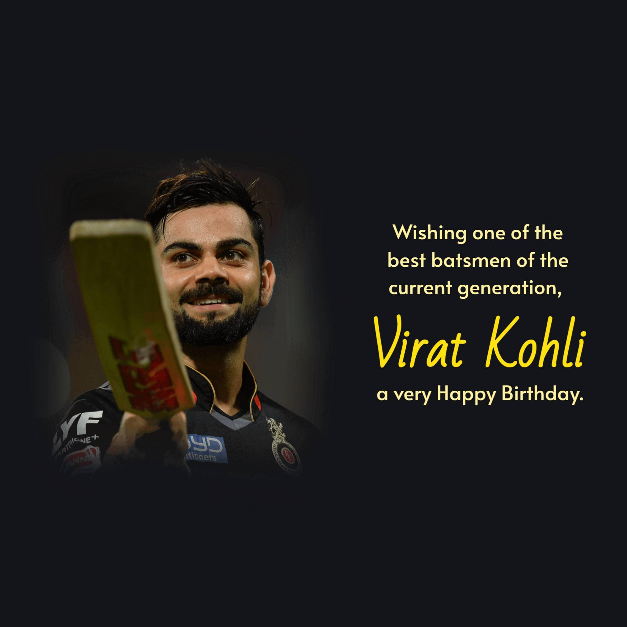 Virat Kohli Birthday