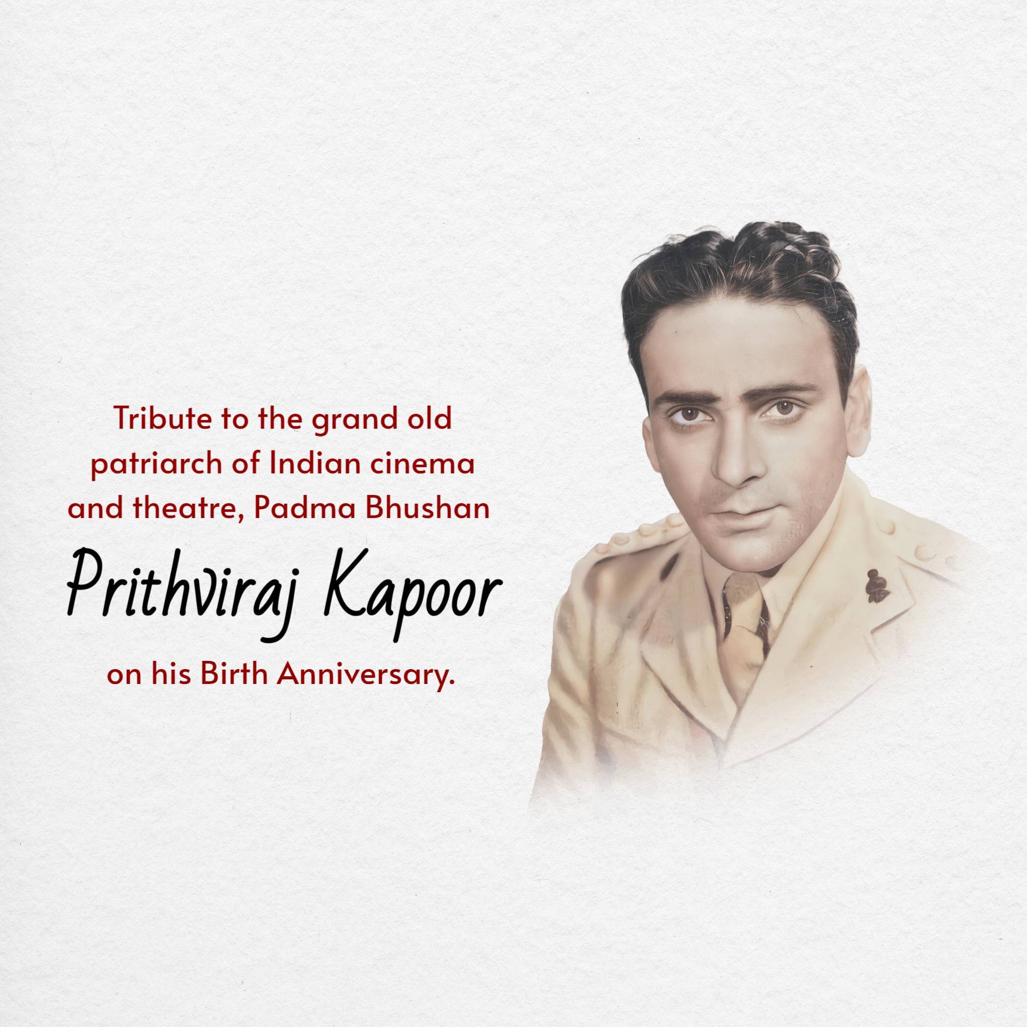 Prithviraj Kapoor Jayanti