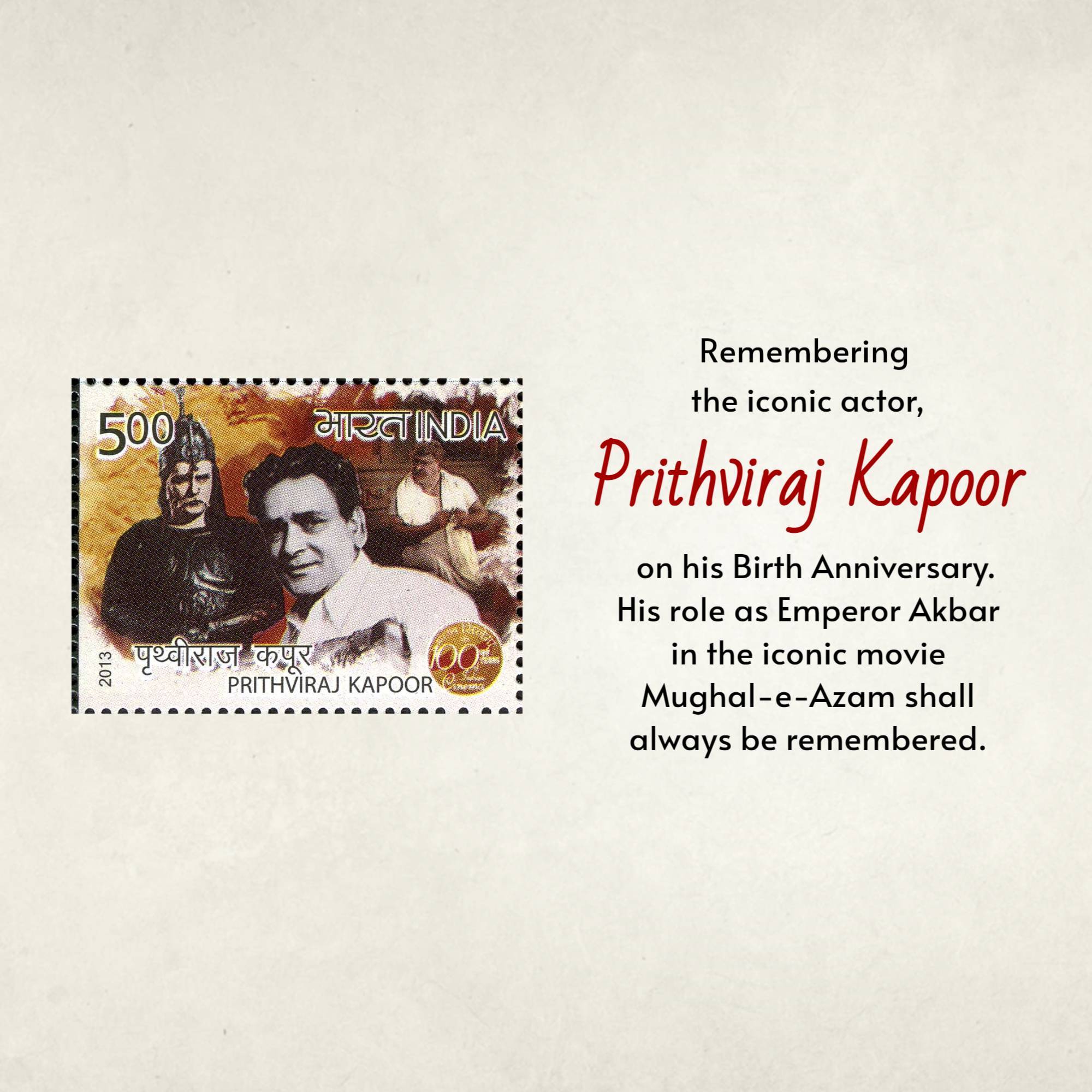 Prithviraj Kapoor Jayanti