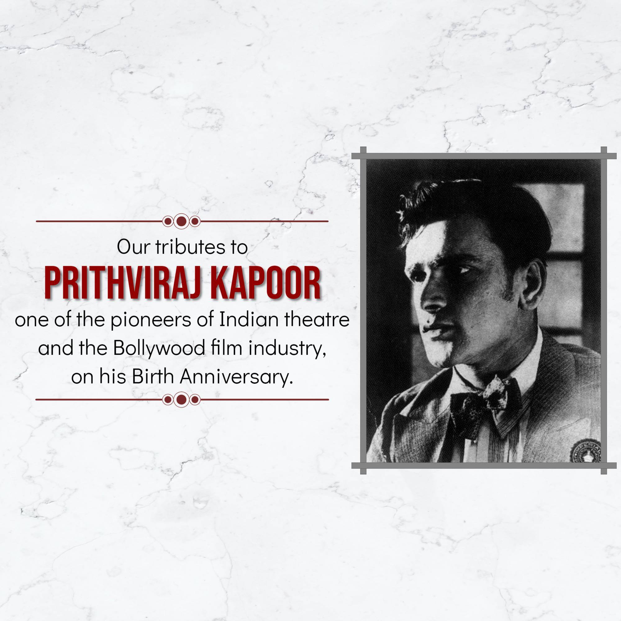 Prithviraj Kapoor Jayanti