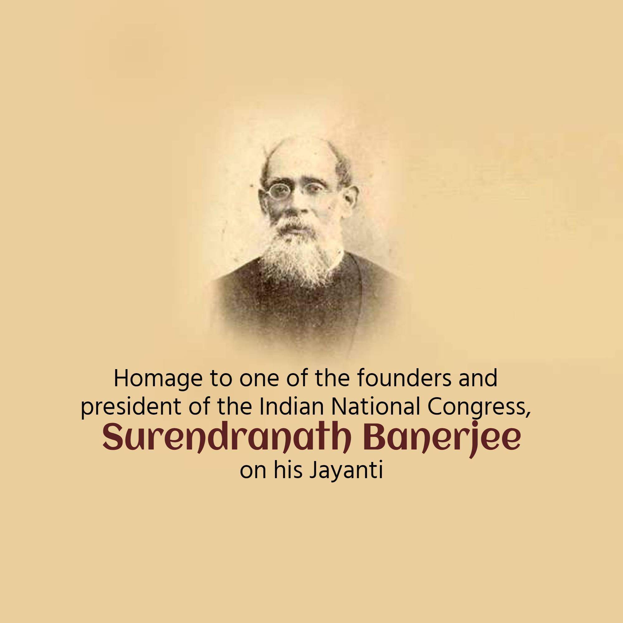 Surendranath Banerjee Jayanti
