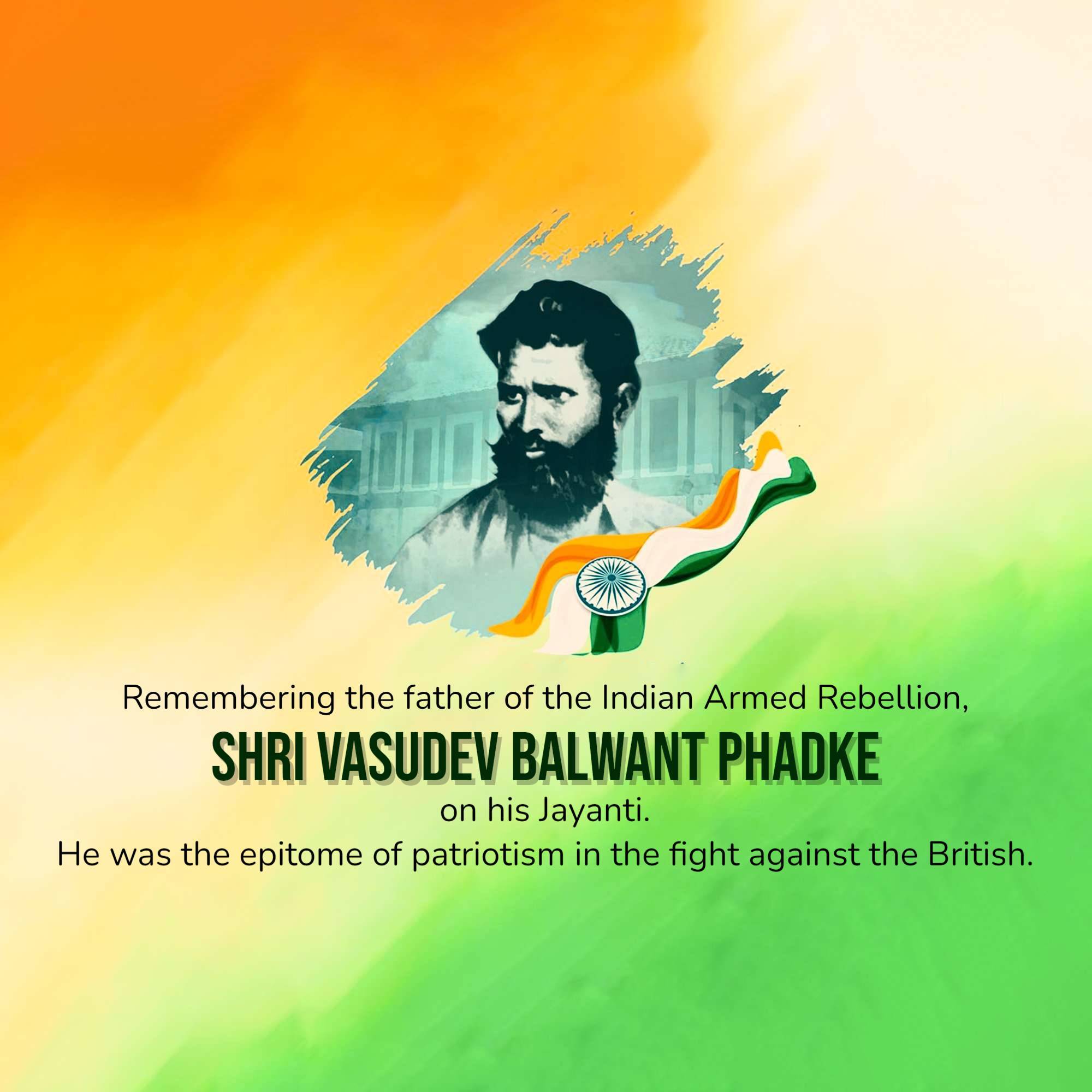 Vasudev Balwant Phadke Jayanti