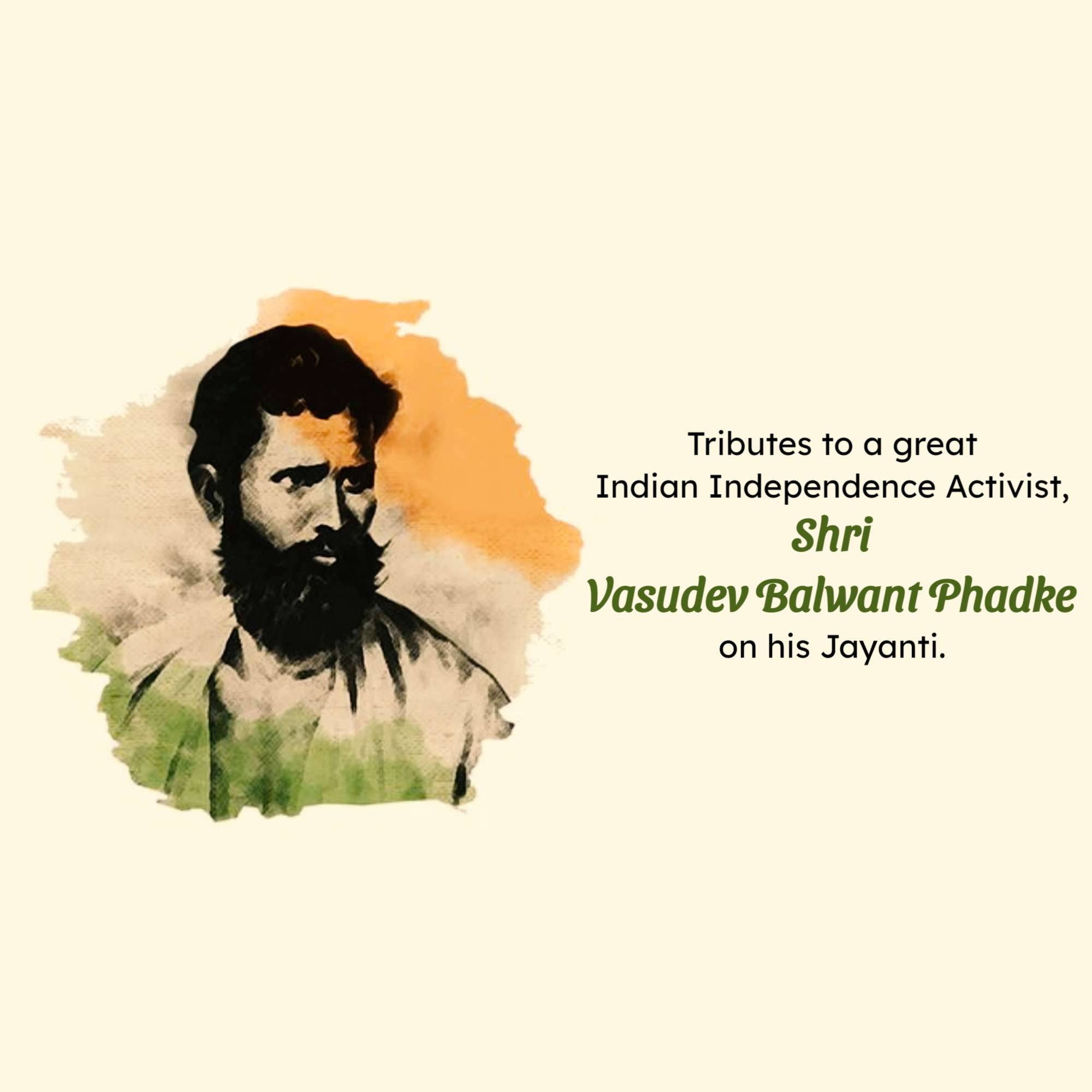 Vasudev Balwant Phadke Jayanti