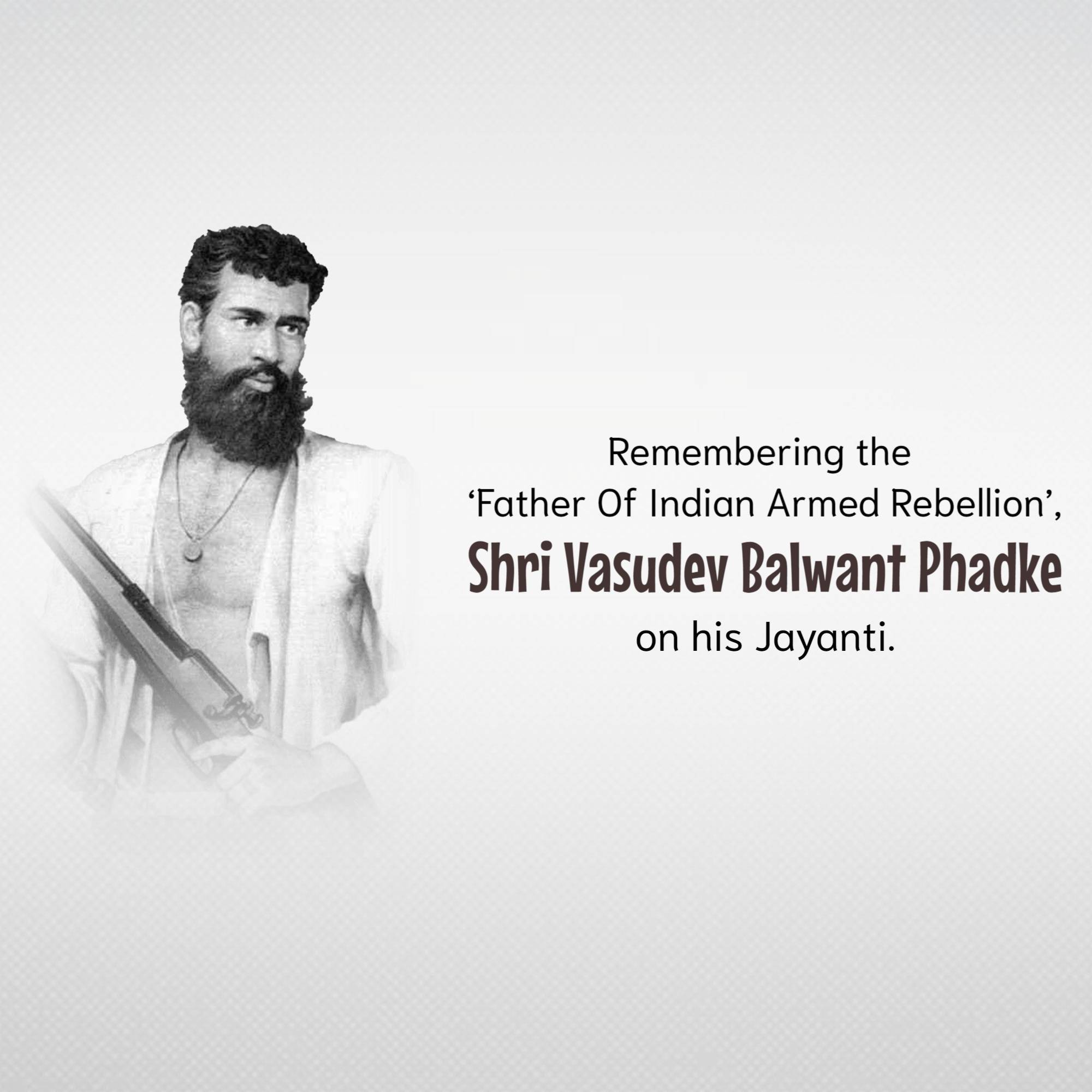 Vasudev Balwant Phadke Jayanti