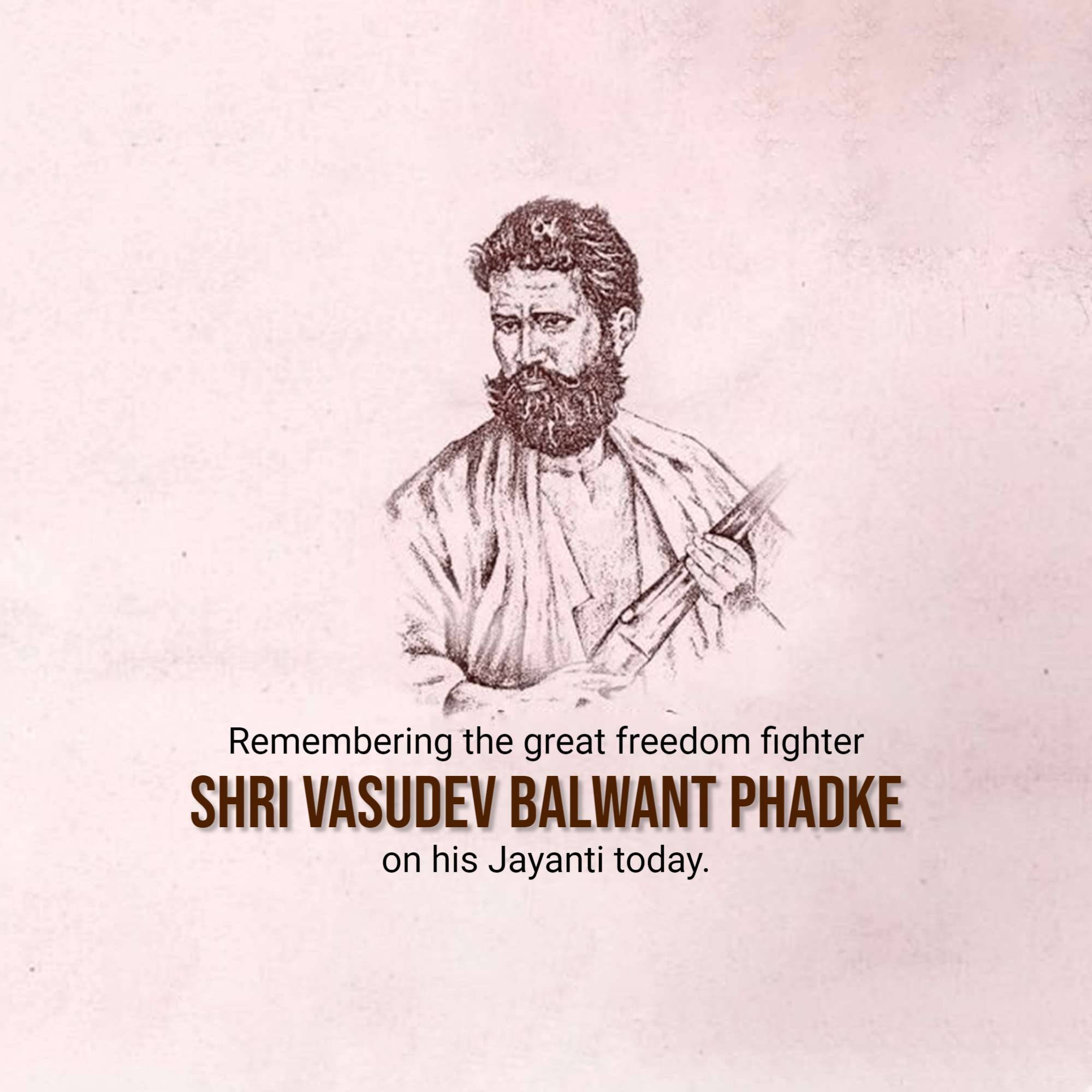 Vasudev Balwant Phadke Jayanti