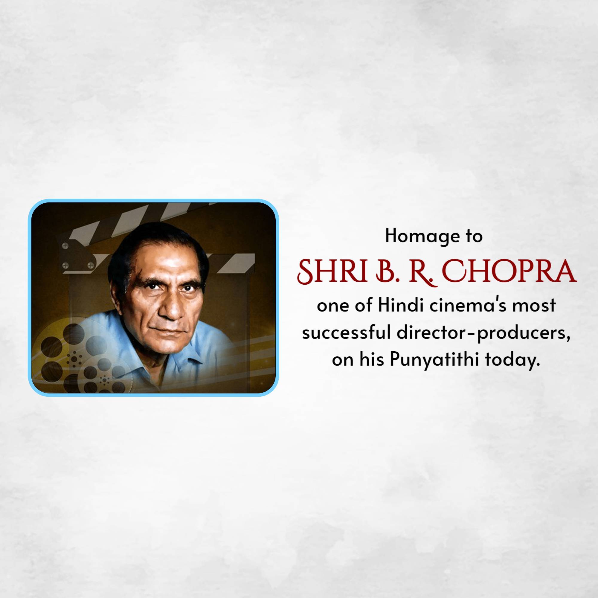 B. R. Chopra Punyatithi