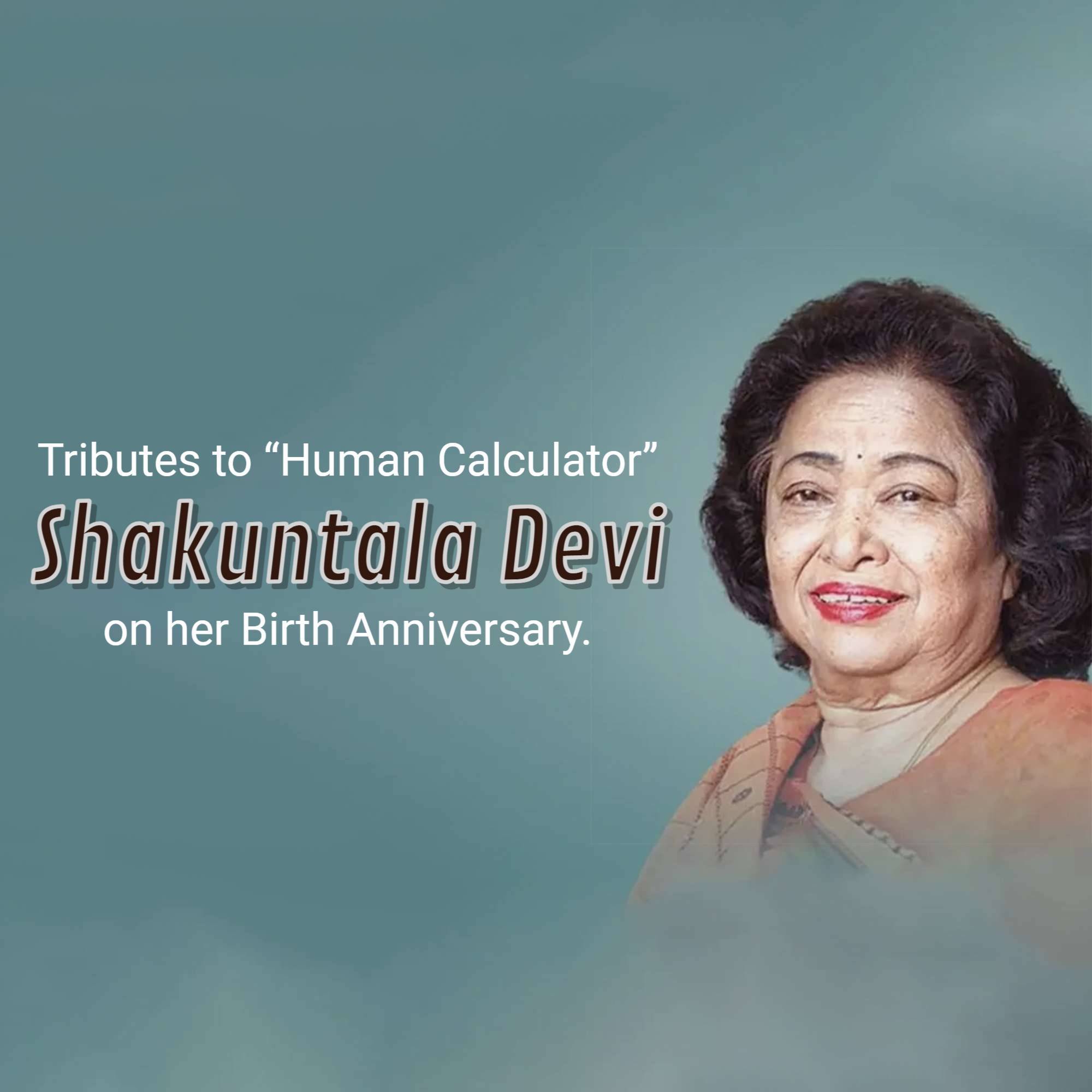Shakuntala Devi Jayanti