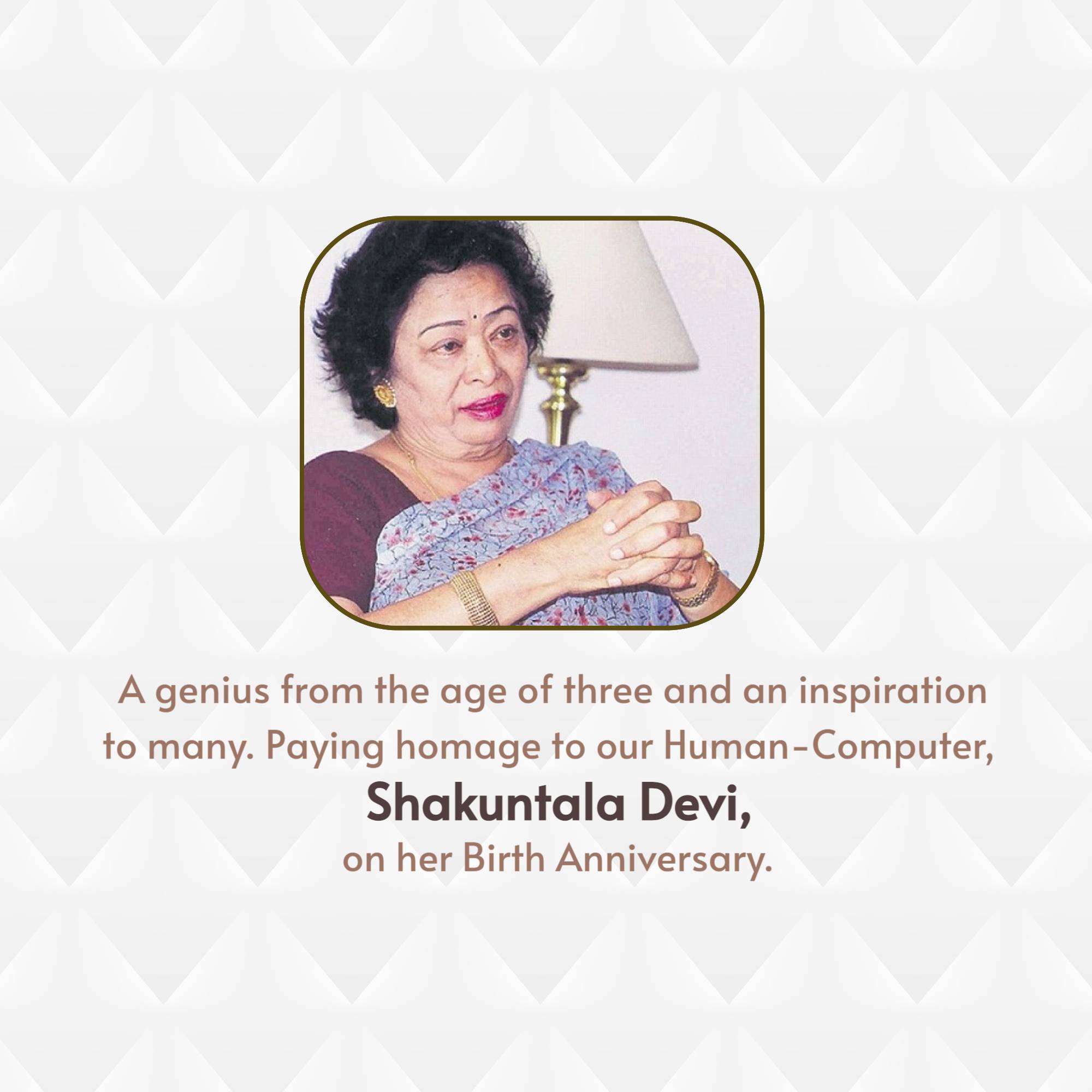 Shakuntala Devi Jayanti