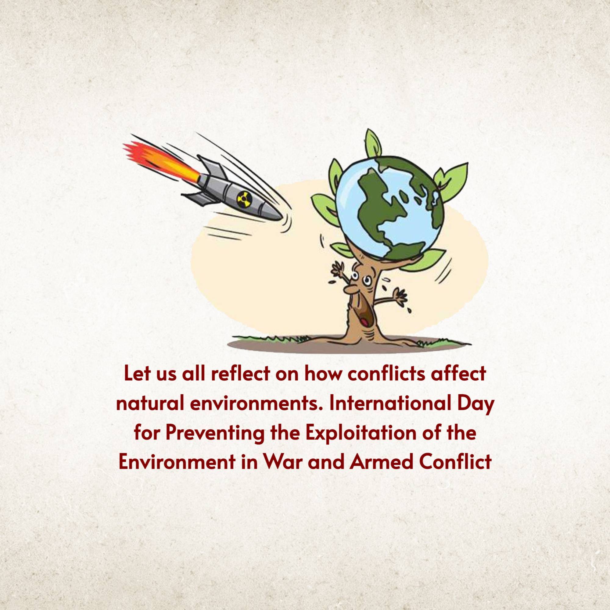 International Day for Saving Environment in War