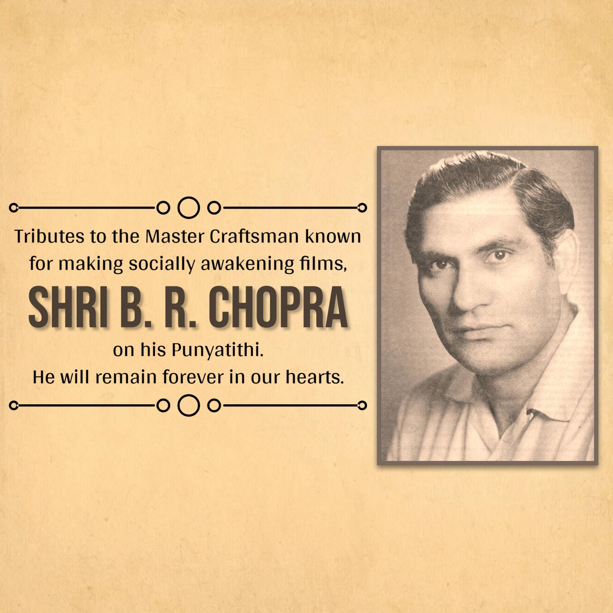 B. R. Chopra Punyatithi