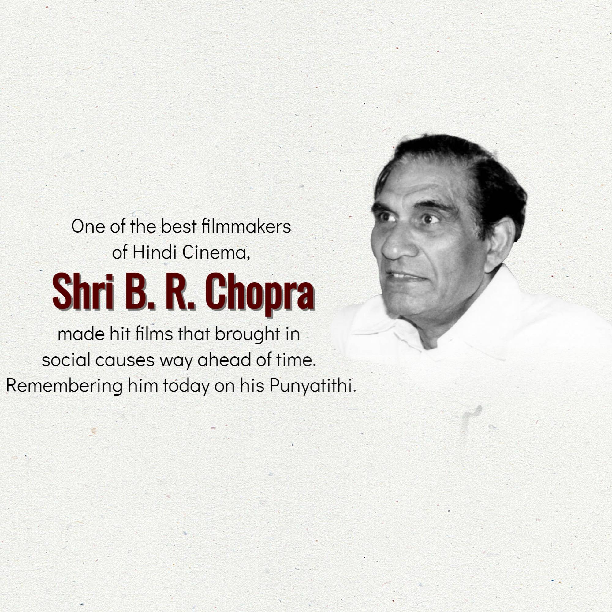 B. R. Chopra Punyatithi