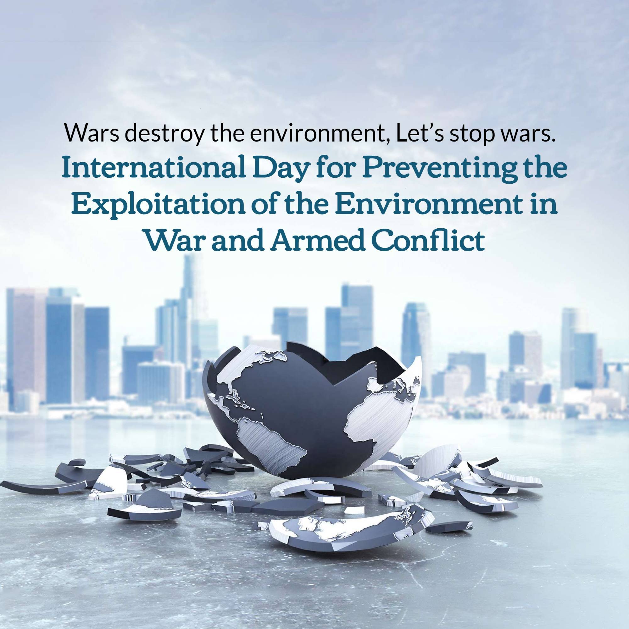 International Day for Saving Environment in War