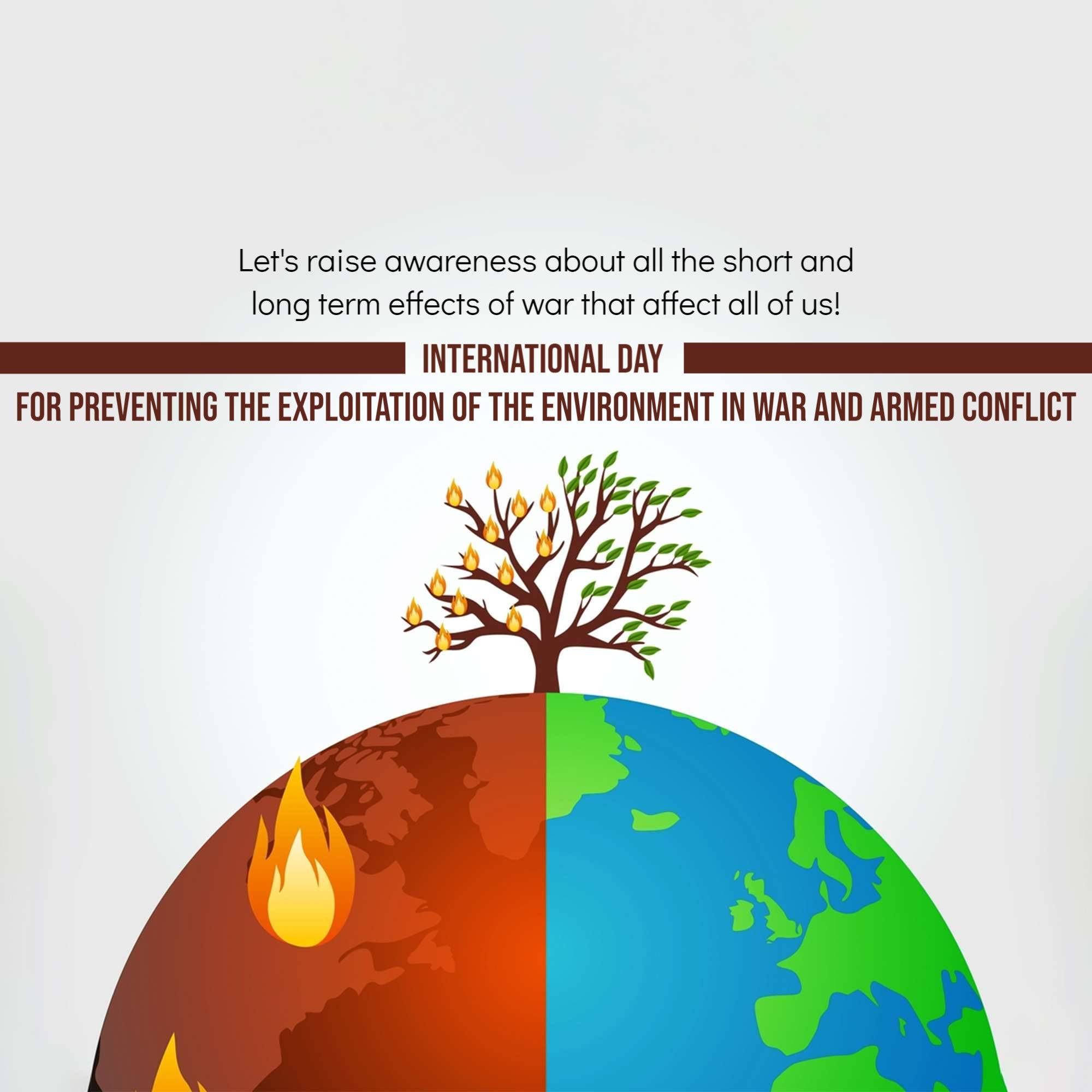 International Day for Saving Environment in War