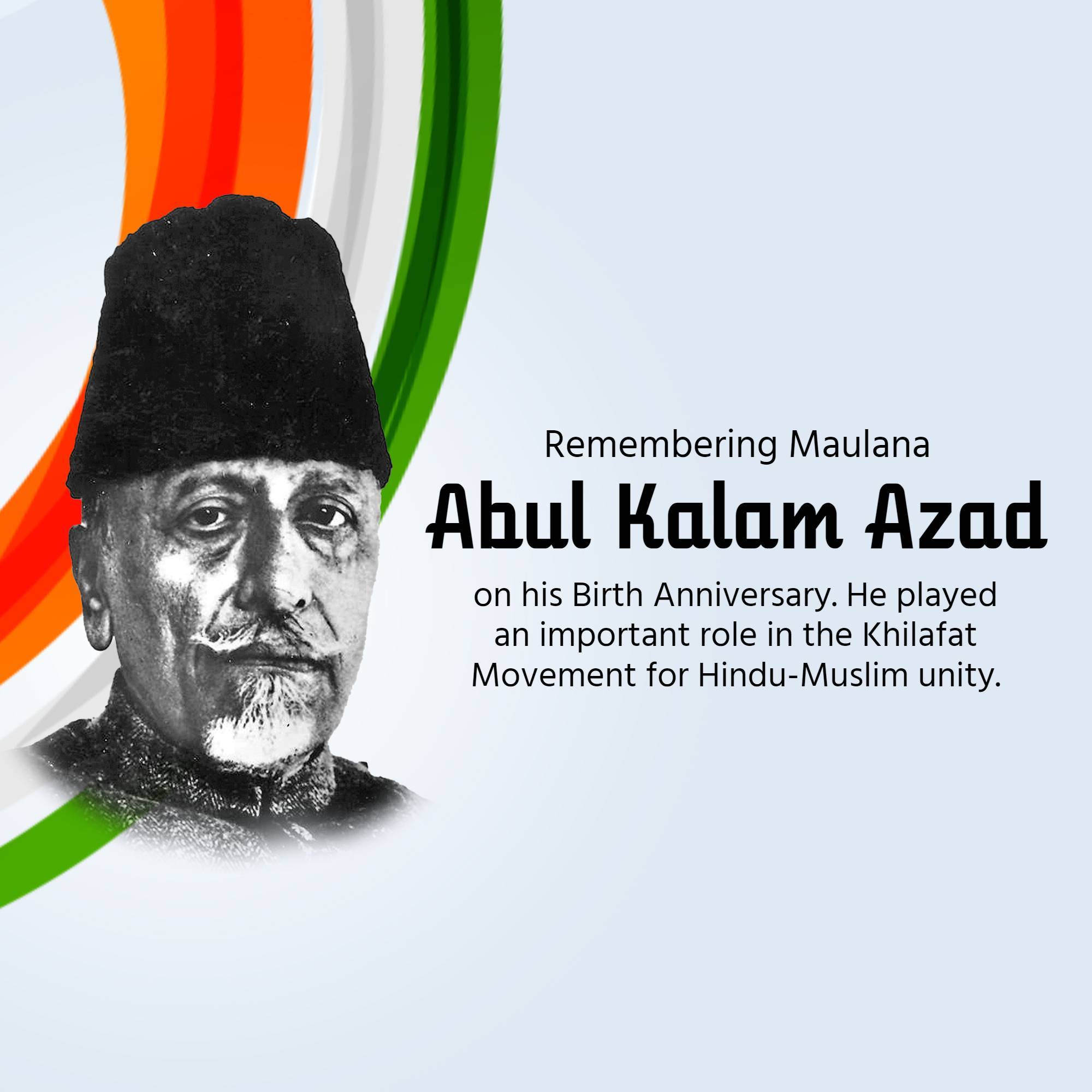 Abul Kalam Azad Birth Anniversary