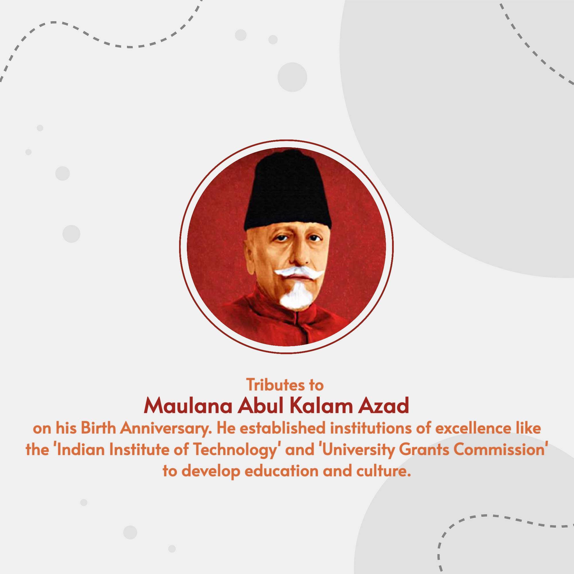 Abul Kalam Azad Birth Anniversary