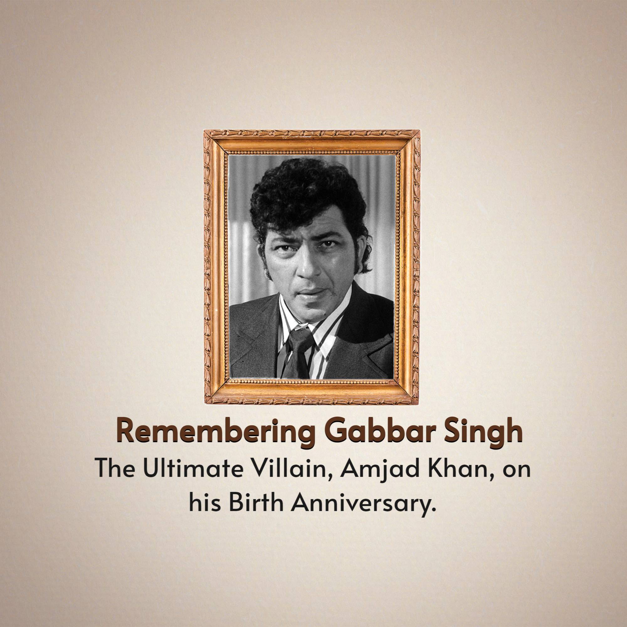 Amjad Khan Jayanti